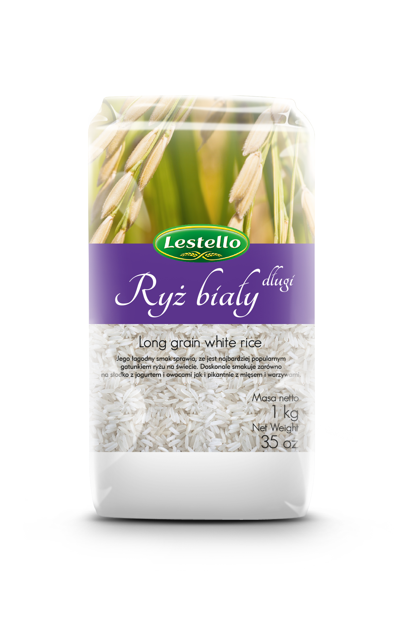 Lestello Ryż Biały Długi Stabilopak 1 Kg