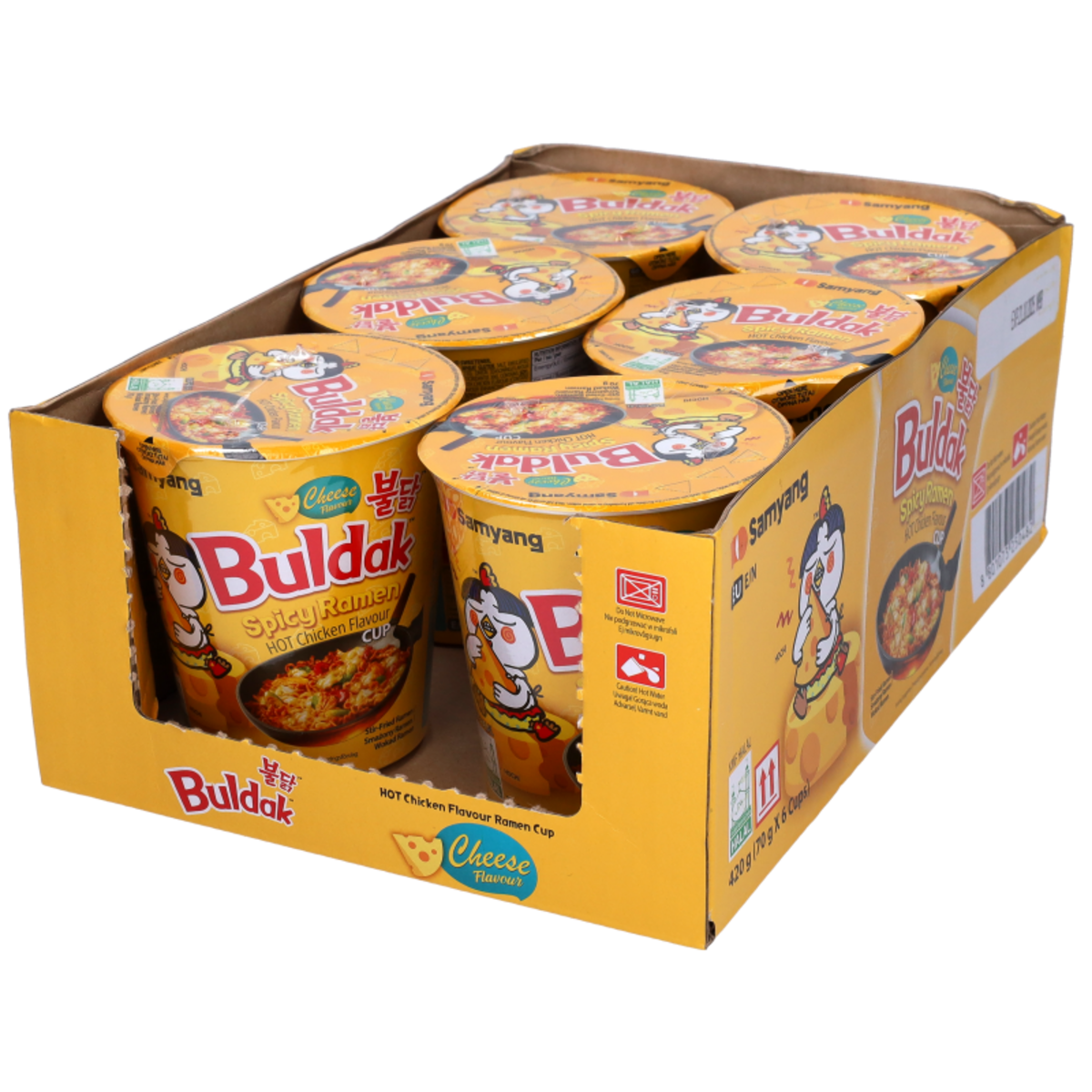 Samyang Buldak Danie Ramen Hot Kurczak Ser Cup 70G