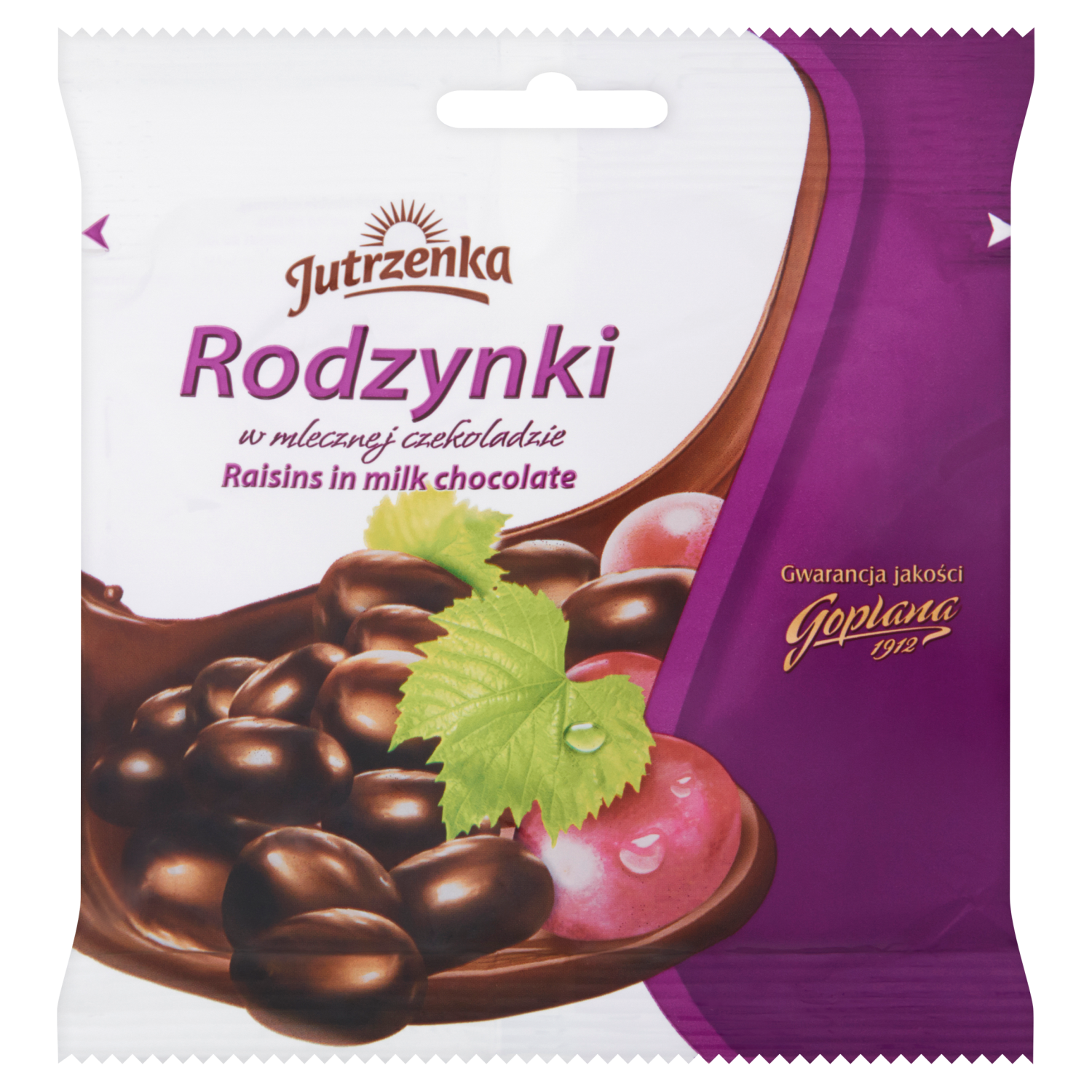 Jutrzenka Rodzynki W Mlecznej Czekoladzie 80 G