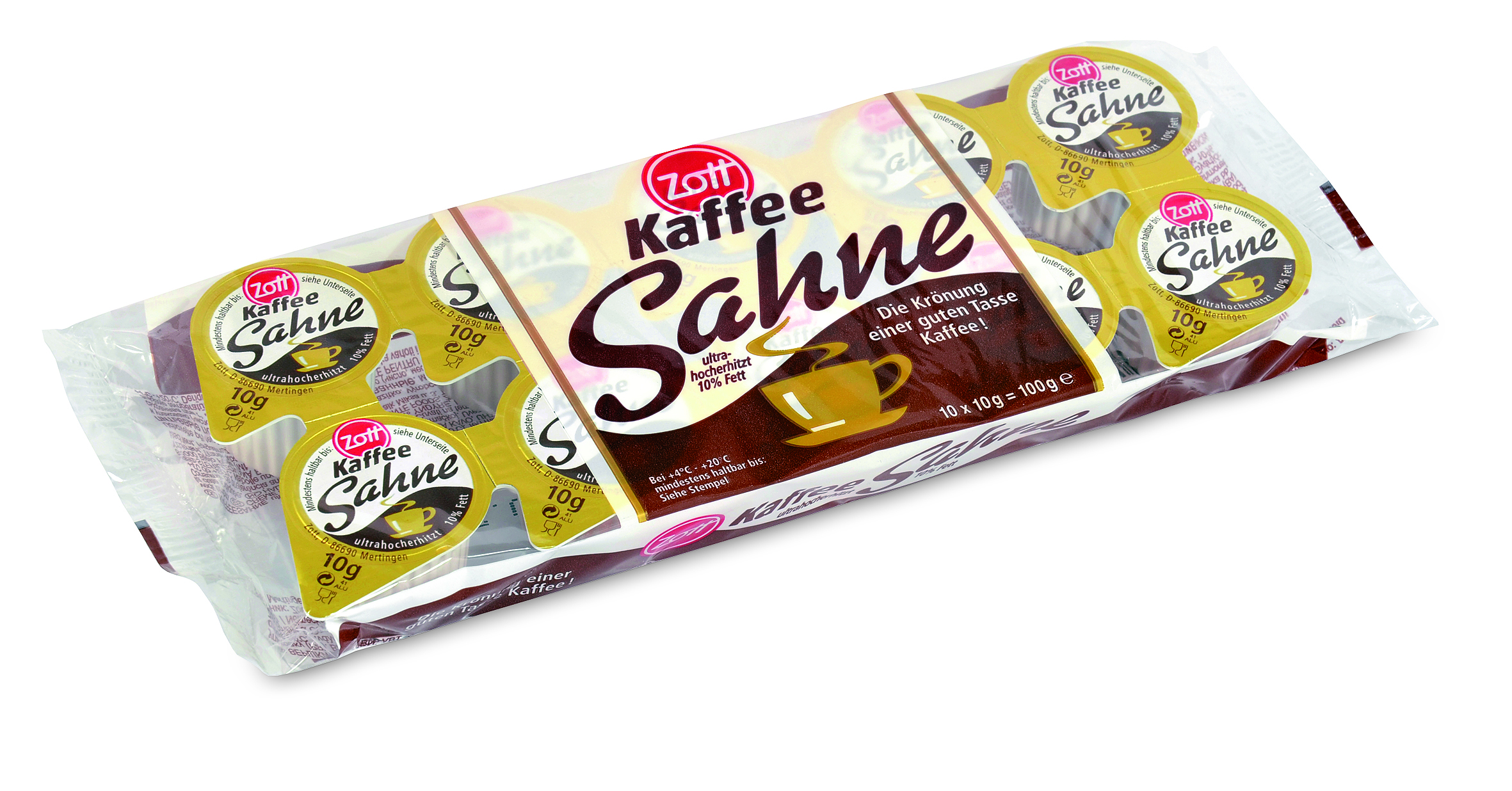 Zott Kaffeesahne 10X10G