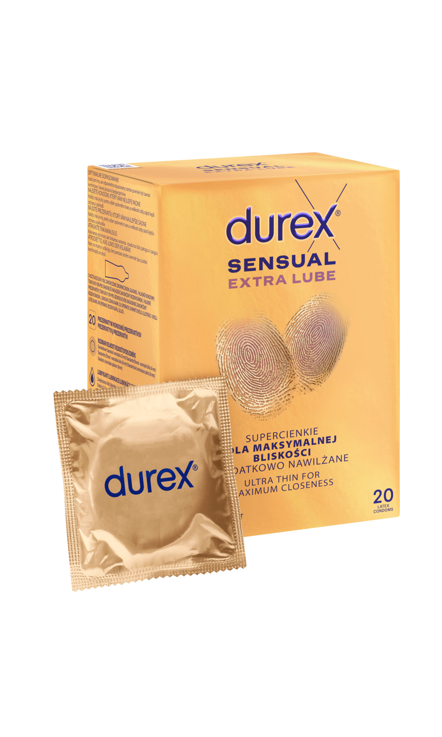 Durex Sensual Extra Lube 20 Szt.