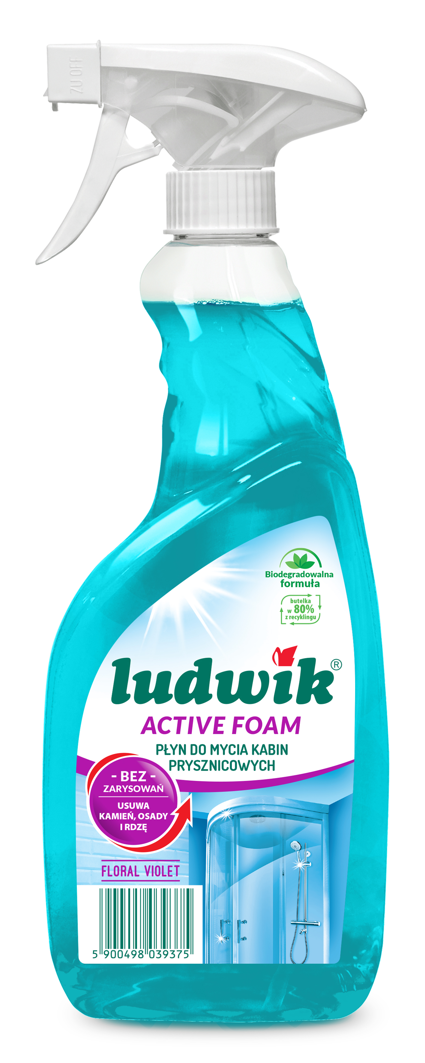Ludwik Płyn Do Mycia Kabin Prysznicowych 600 Ml