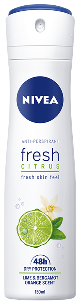 Nivea Fresh Citrus Antyperspirant Spray 150 Ml