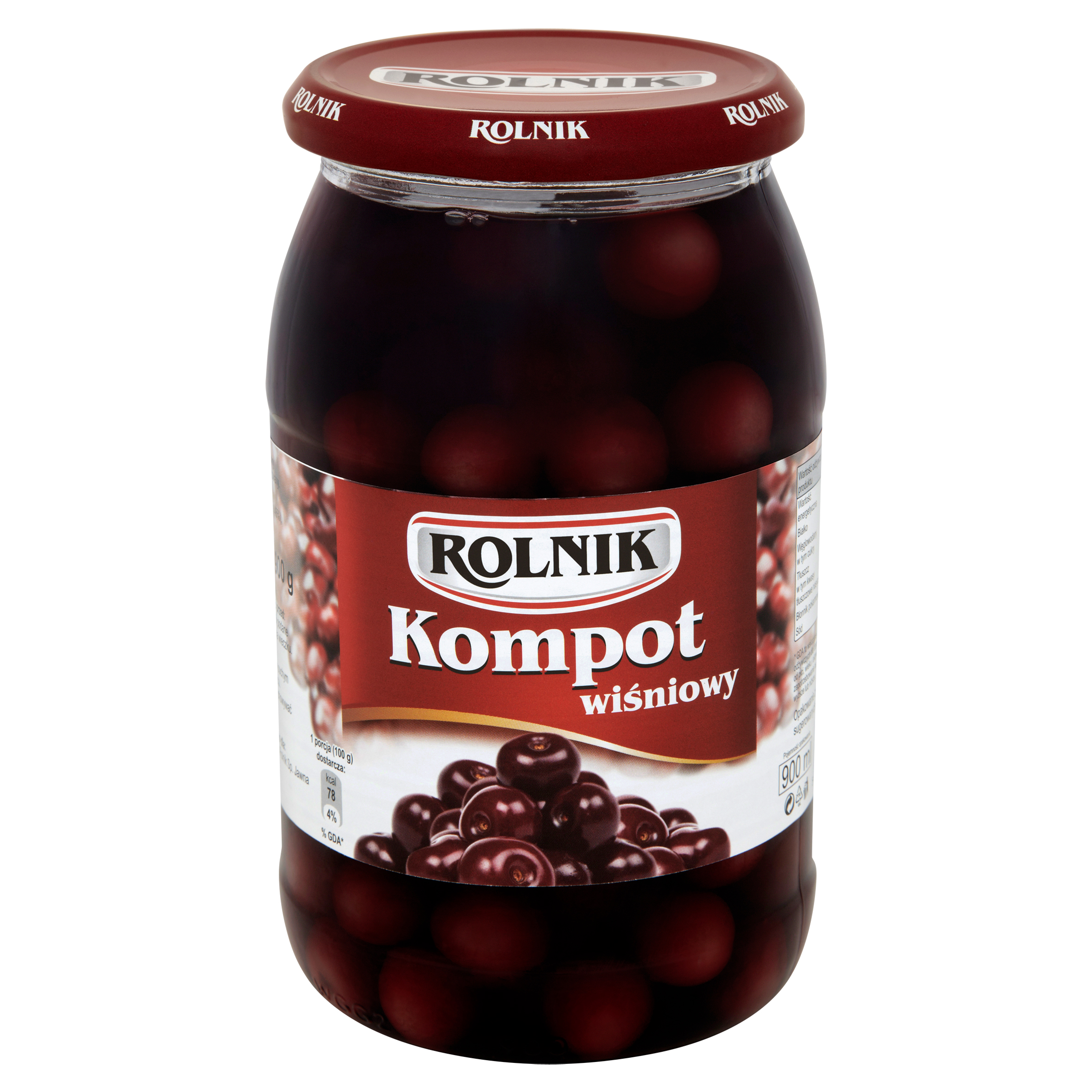 Kompot Wiśniowy Rolnik 900 Ml