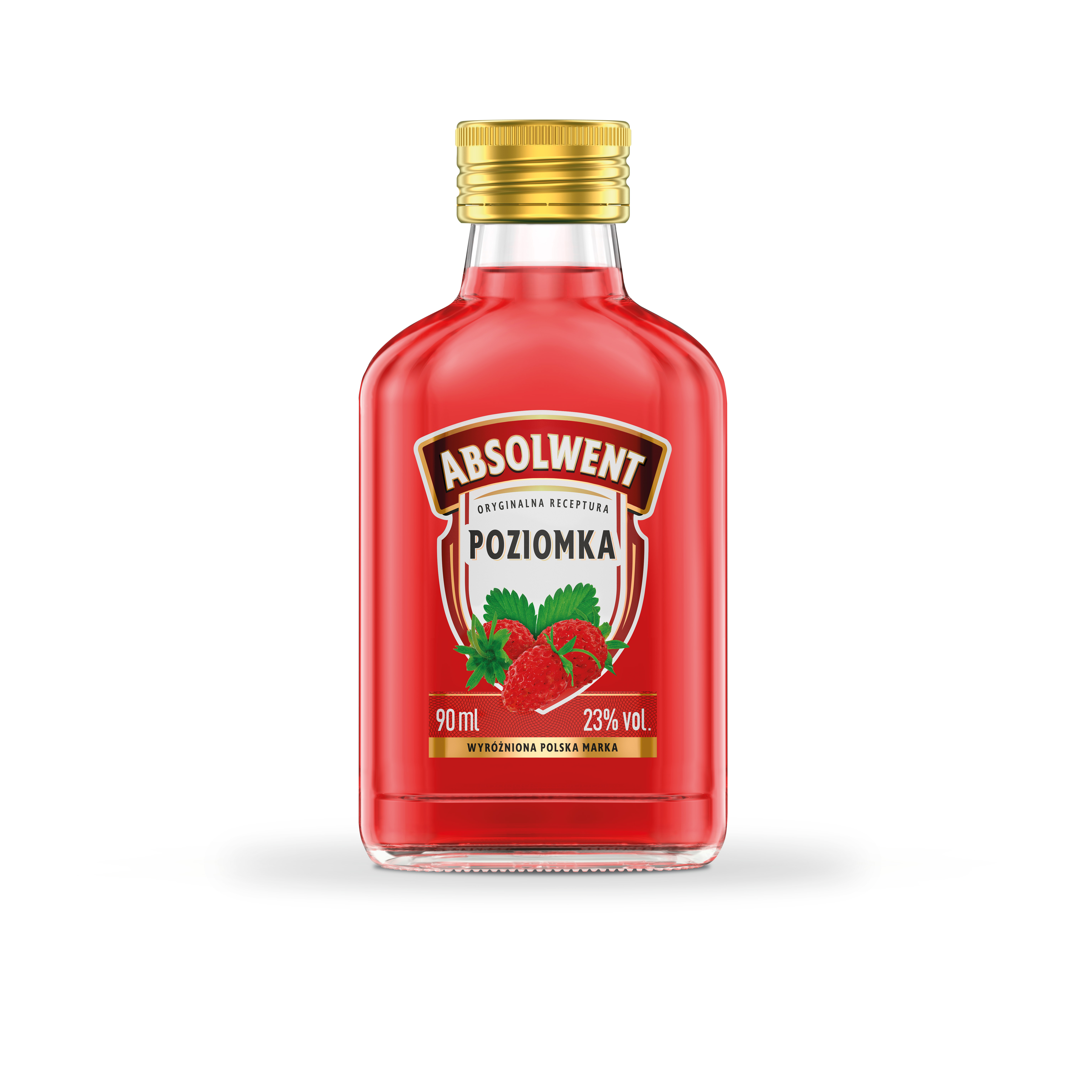 Likier Absolwent Poziomka 23% 90Ml