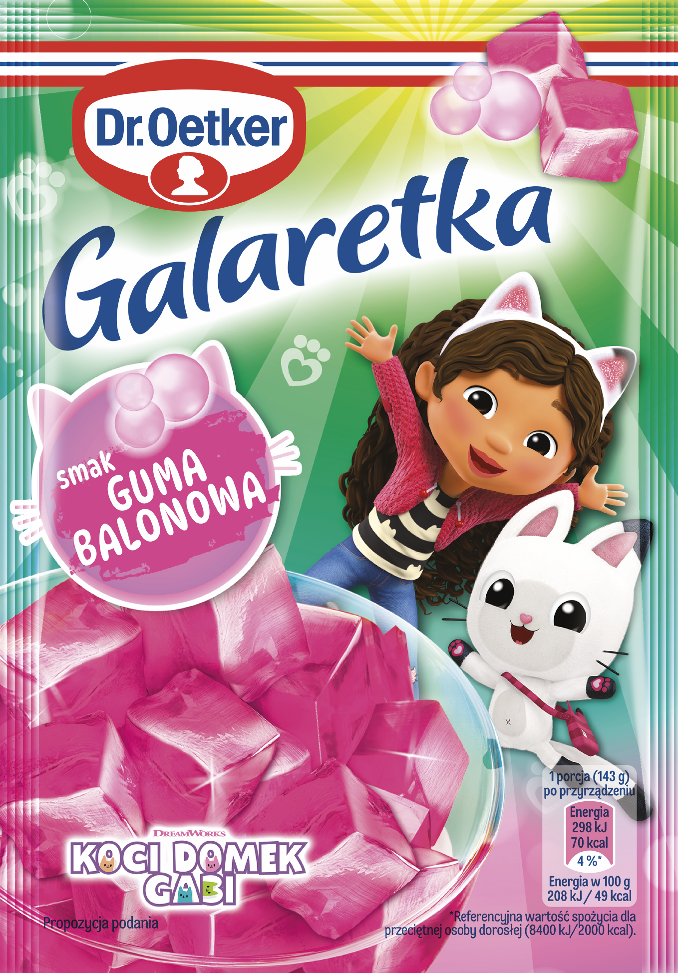Dr. Oetker Galaretka Gabi Guma Balonowa 72 G