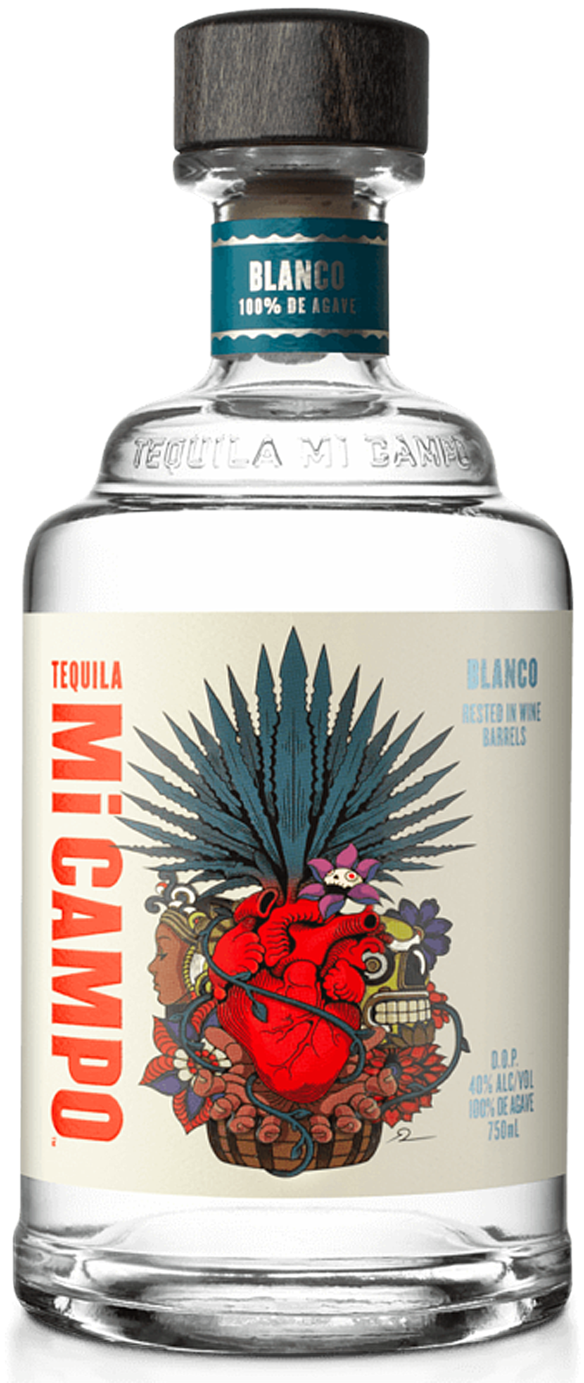 Tequila Mi Campo Blanco 40 % 1000 Ml