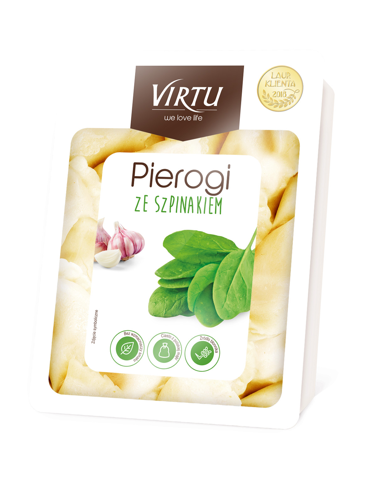 Pierogi Ze Szpinakiem Virtu 400G