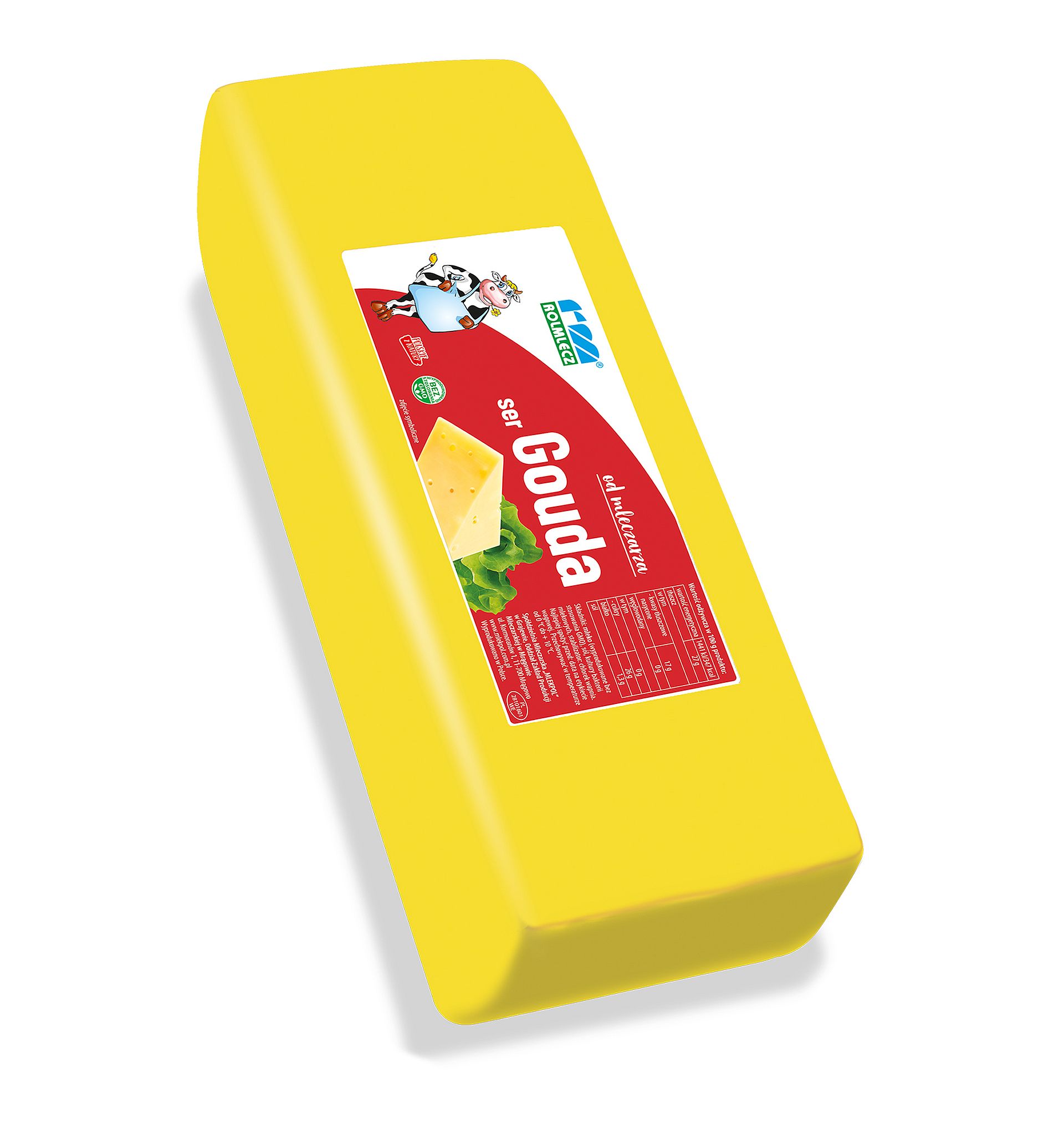 Ser Gouda Rolmlecz Blok Ok.3,2Kg Sm Mlekpol