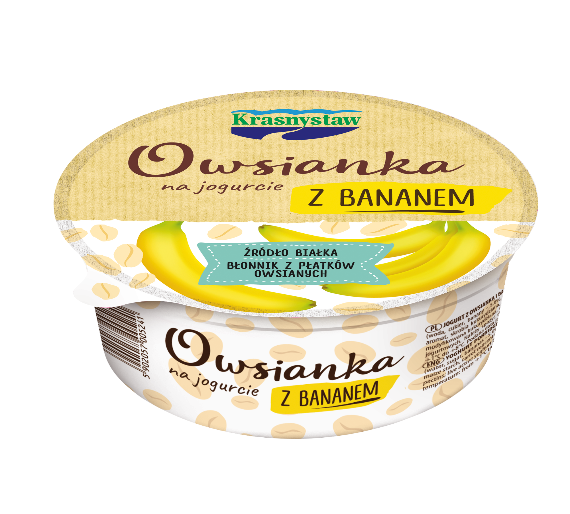 Krasnystaw Owsianka Na Jogurcie Z Bananem 250 G