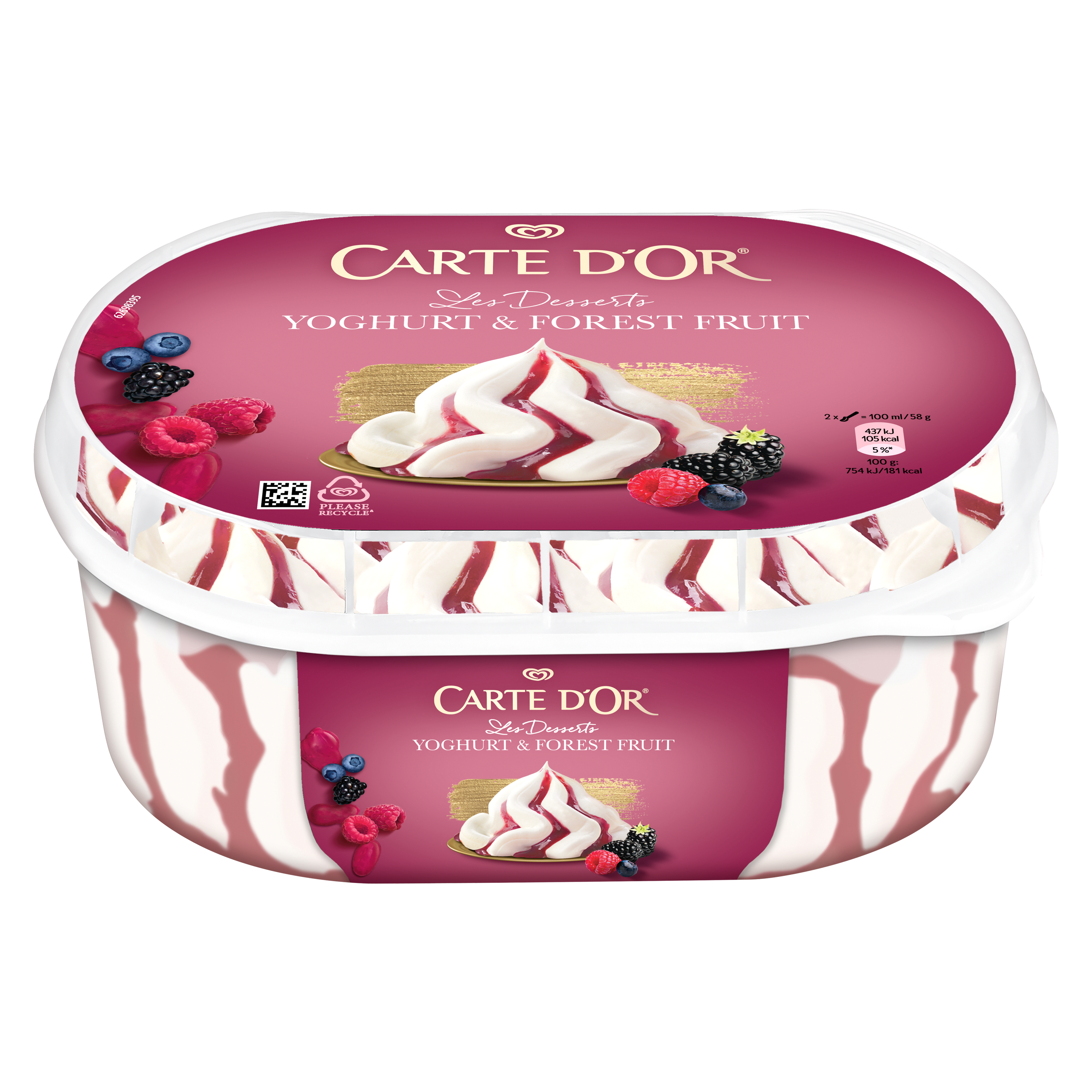 Carte D'Or Lody Yoghurt Forest Fruit 825 Ml