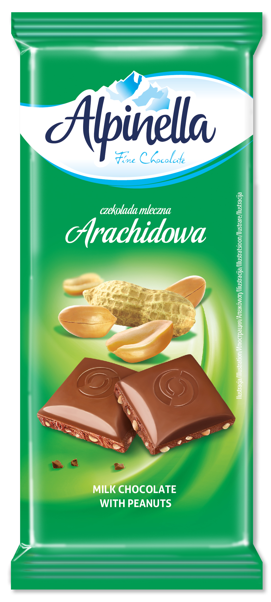 Alpinella Czekolada Mleczna Z Orzeszkami Arachidowymi 90 G