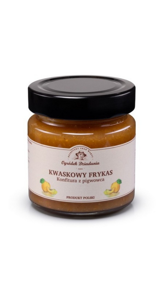 Kwaskowy Frykas Konfitura Z Pigwowca 210 G Ogródek Dziadunia