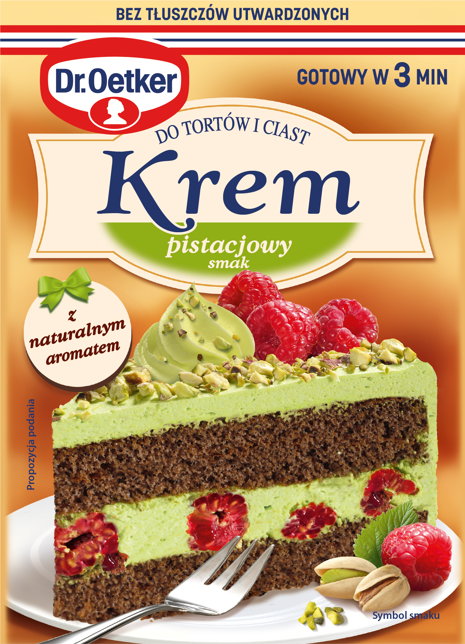 Dr. Oetker Krem Do Tortów I Ciast Smak Pistacjowy 105 G