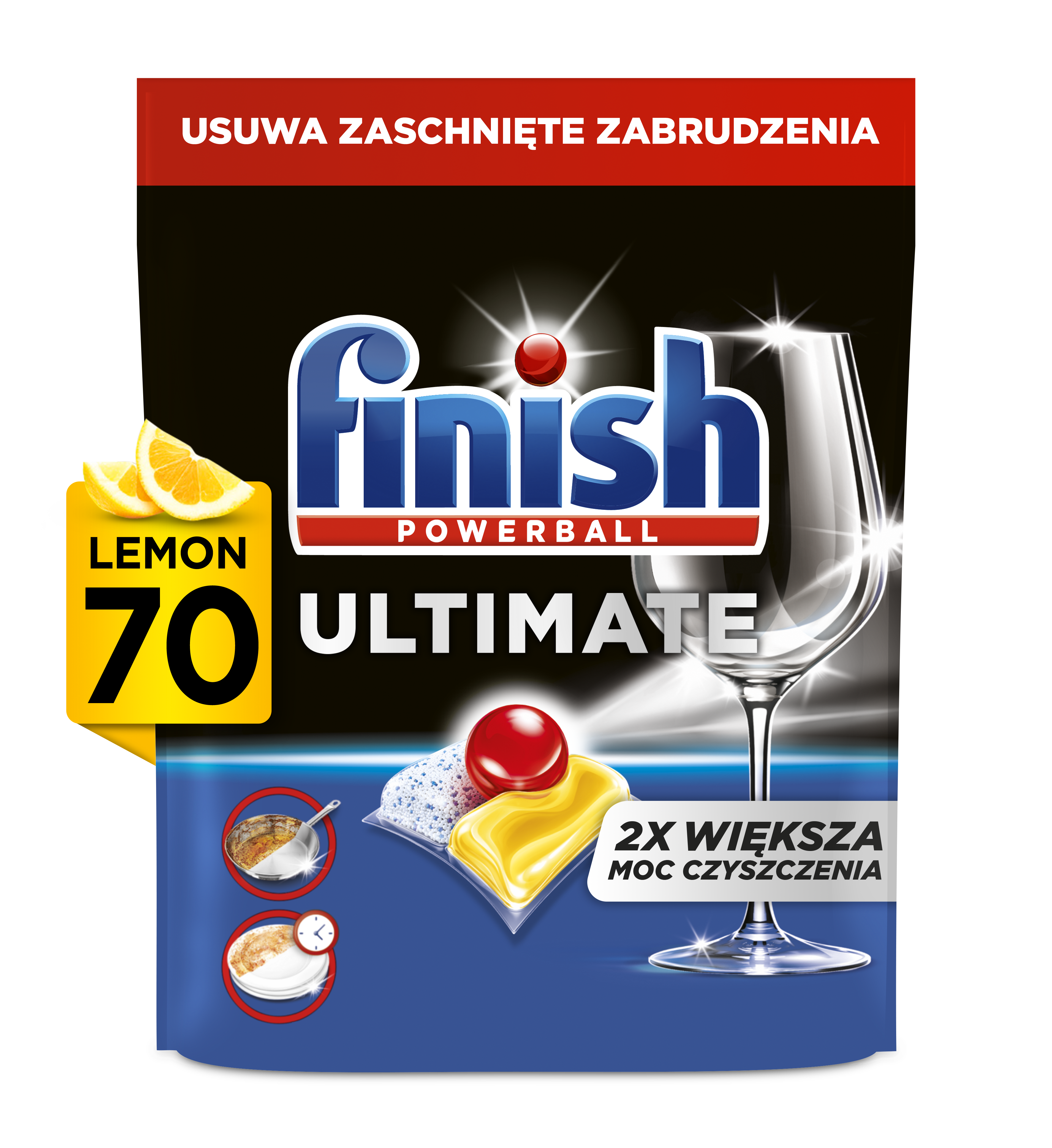 Finish Tabletki Do Zmywarki Ultimate All-In-1 70 Lemon