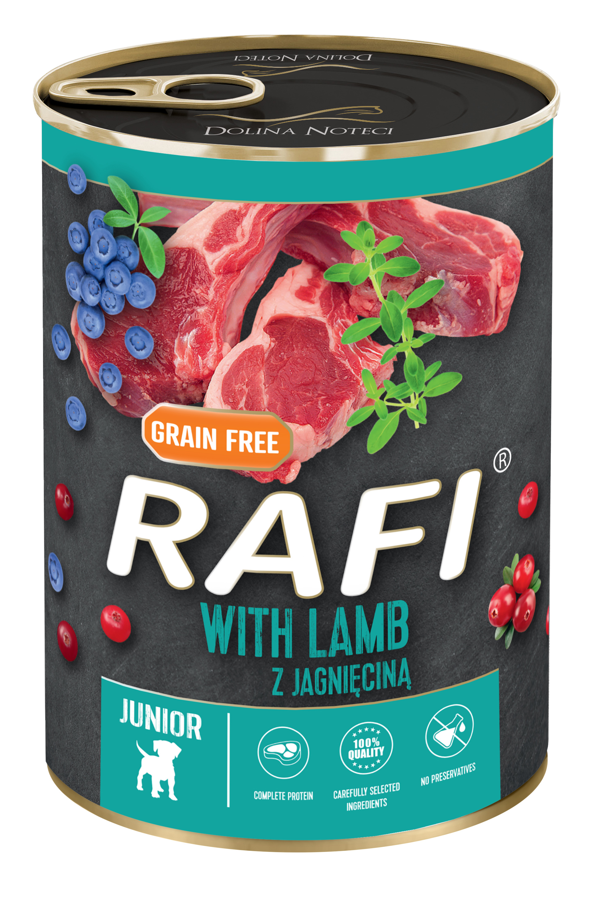 Rafi Junior Z Jagnięciną - Karma Dla Psa 400 G
