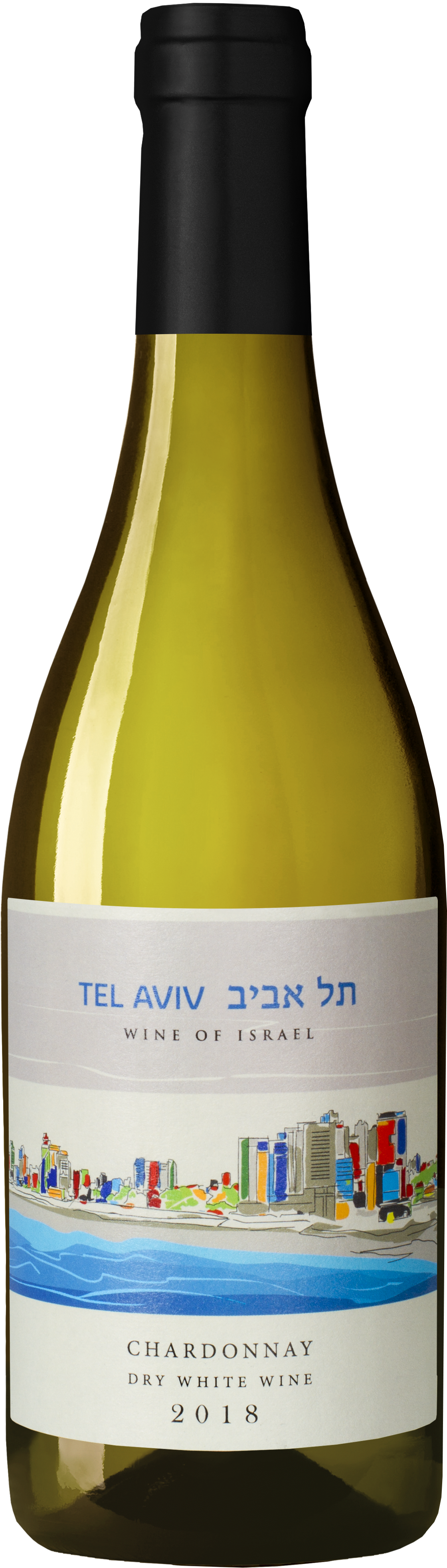 Tel Aviv Chardonnay Wino Białe Wytrawne 750 Ml