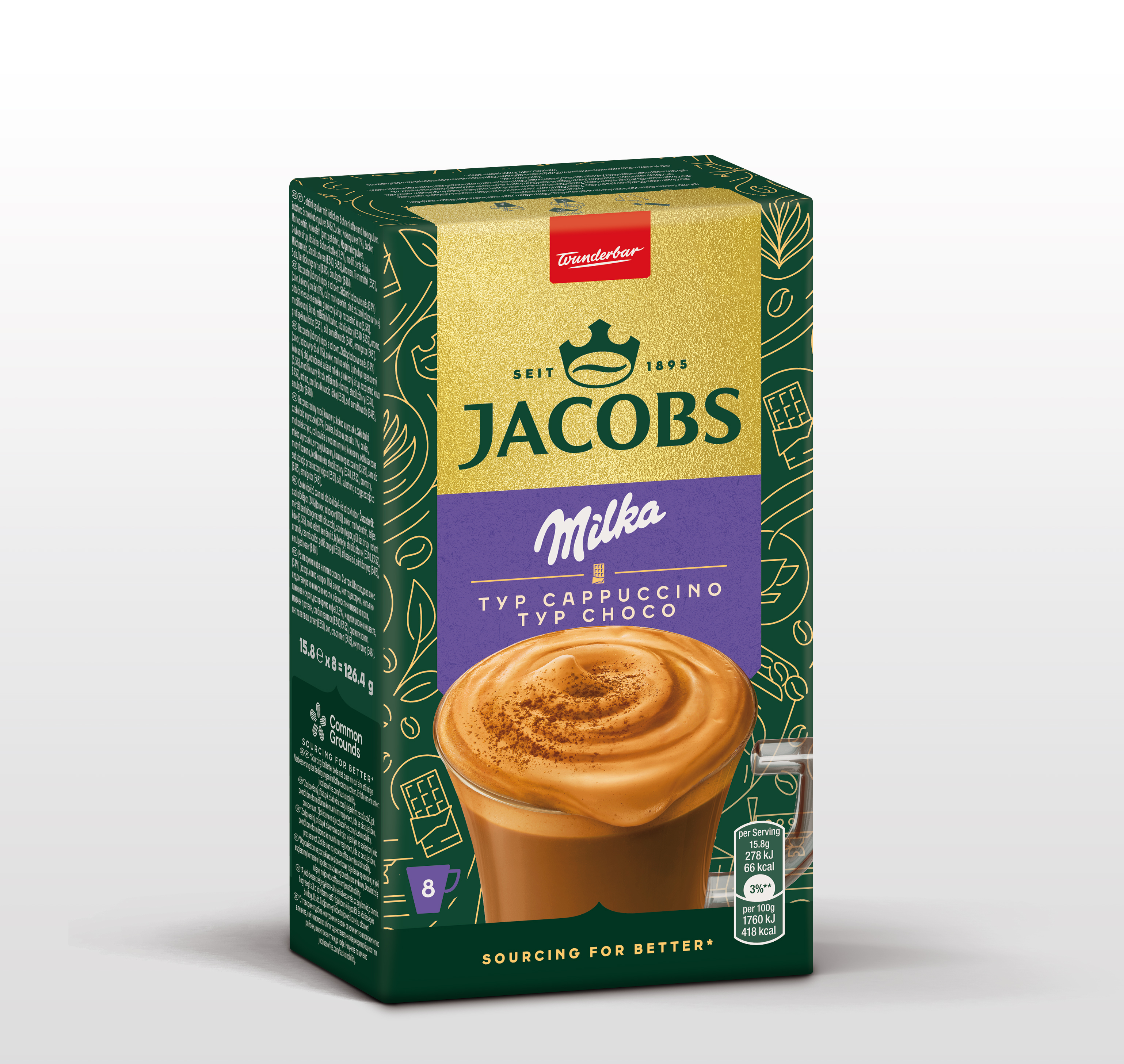 Jacobs Cappuccino Choco Milka 15,8G