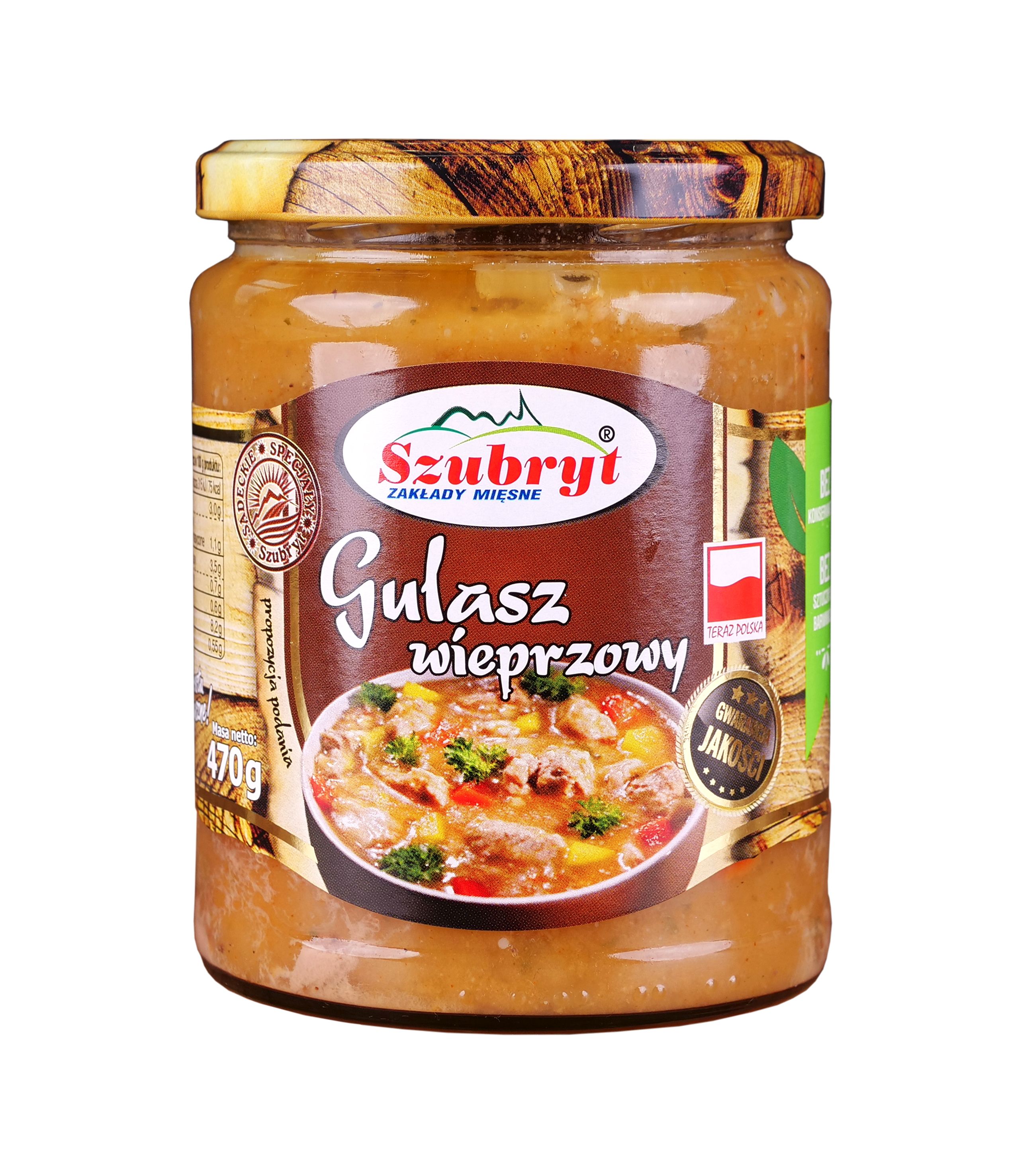 Gulasz Wieprzowy Szubryt 470G