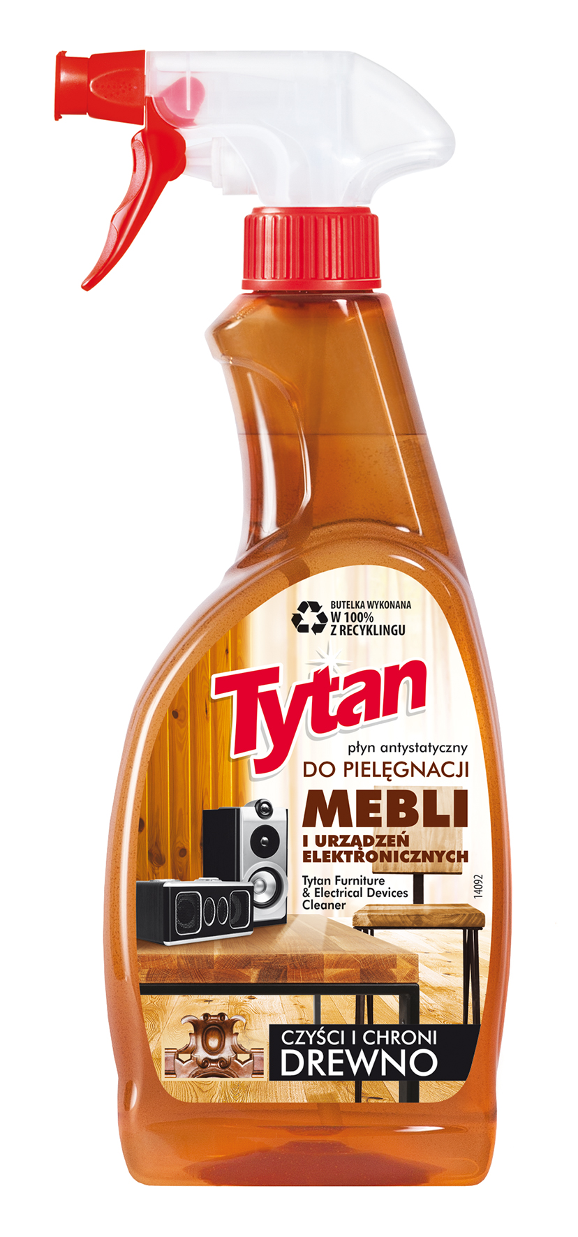 Preparat Do Pielęgnacji Mebli I Urządzeń Elektronicznych Tytan Antystatyczny Spray 500G