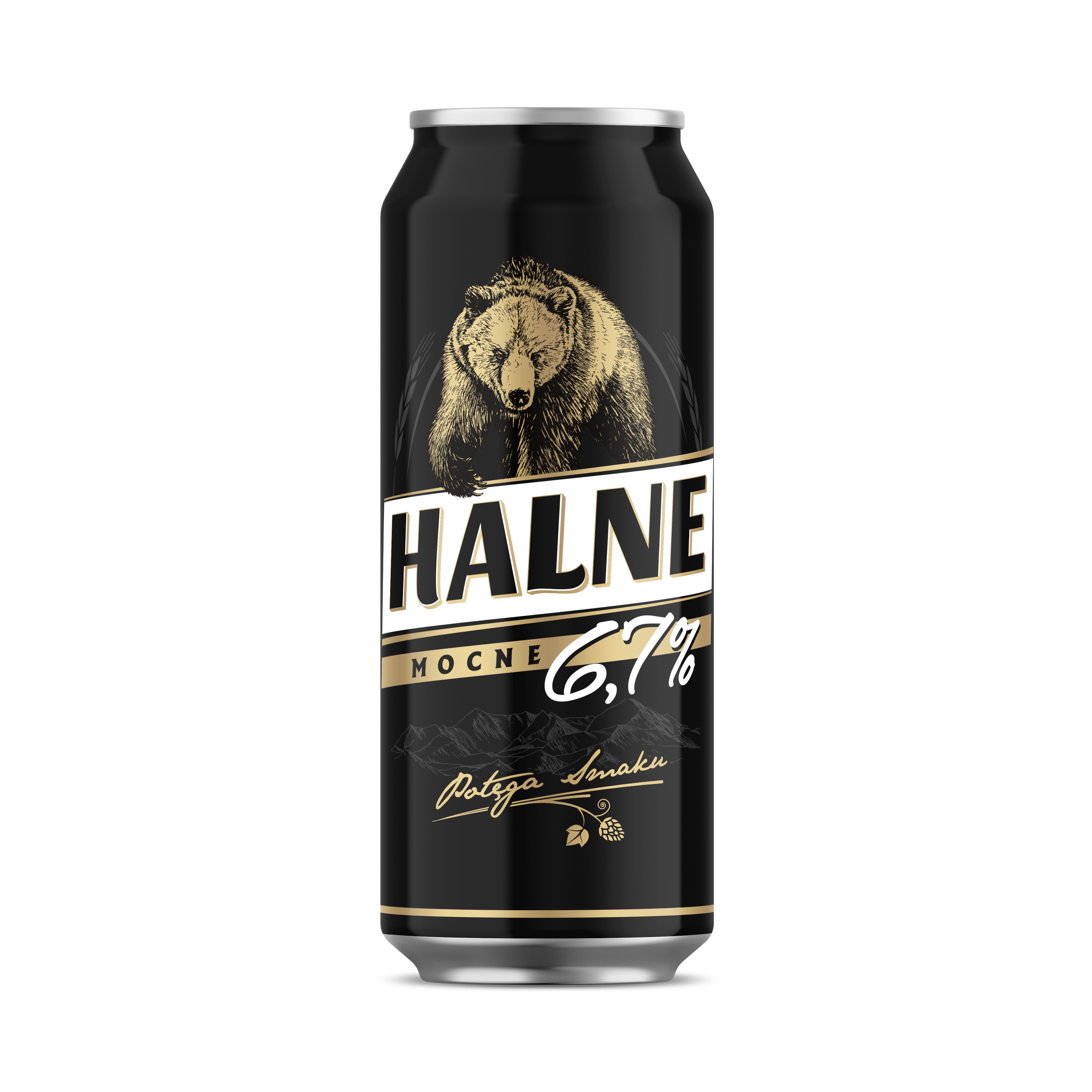 Piwo Halne Mocne, Puszka 500 Ml, Alk. 6,7% Obj.