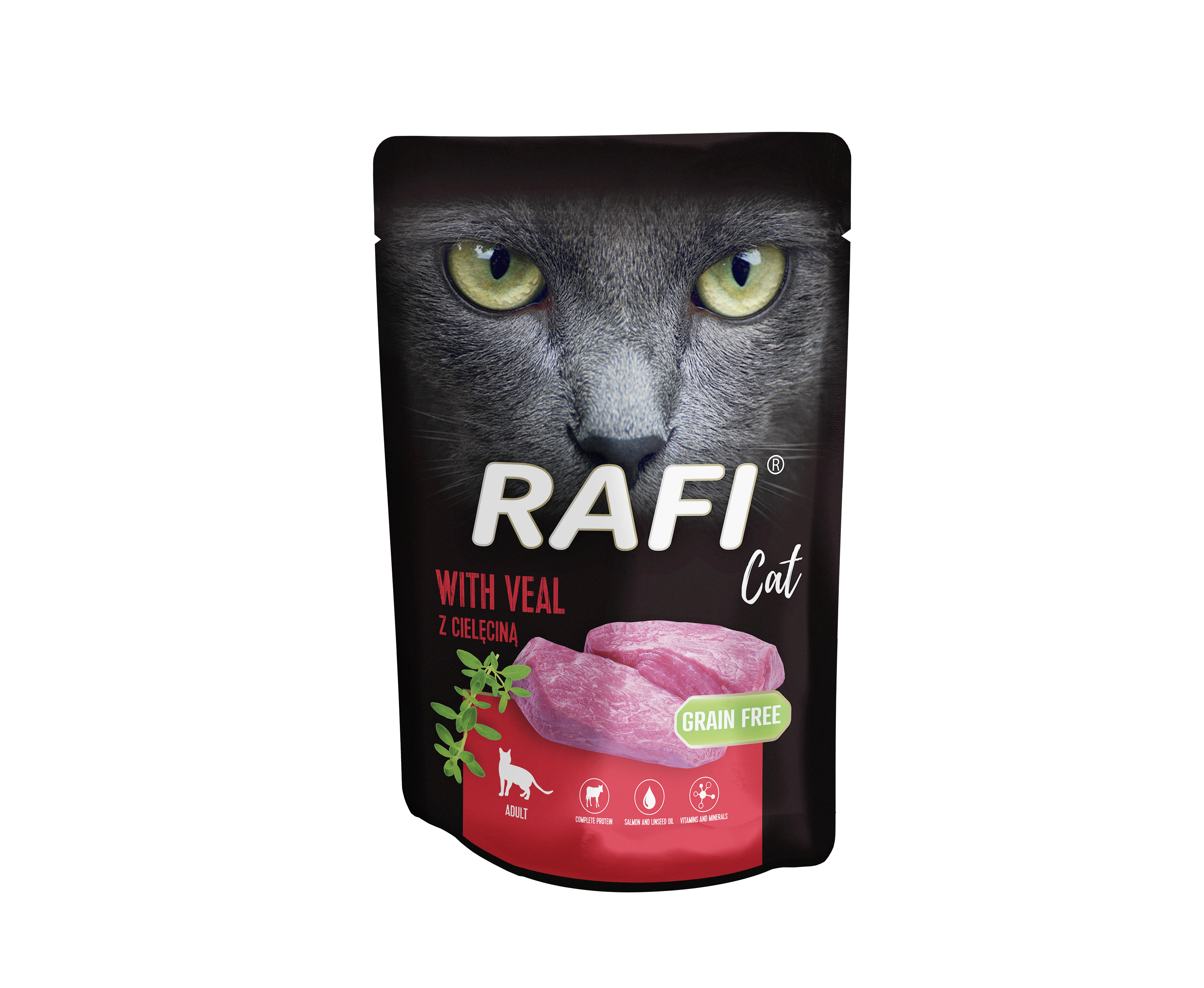 Rafi Cat Z Cielęciną - Karma Dla Kota 100G