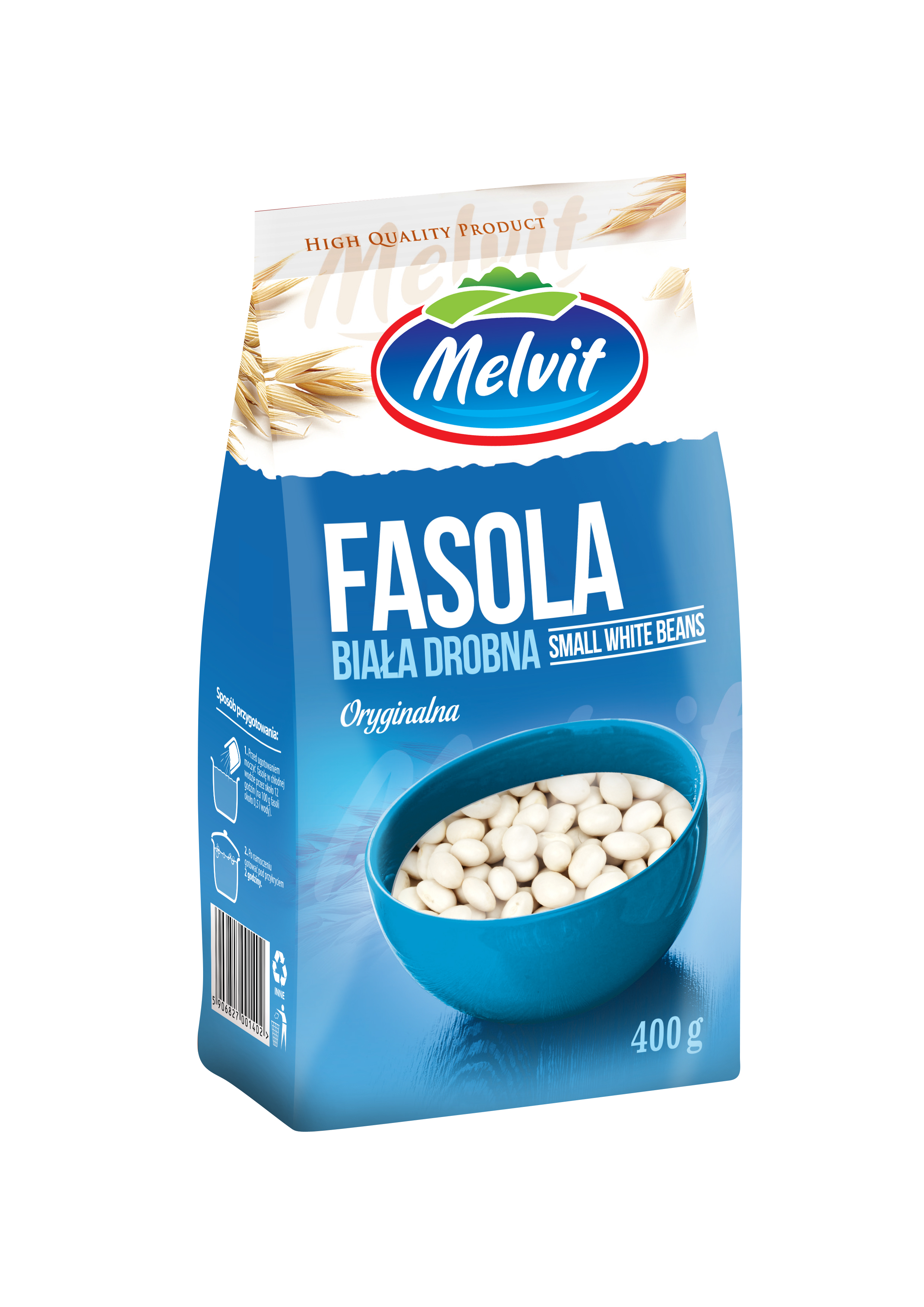 Melvit Fasola Biała Drobna 400G