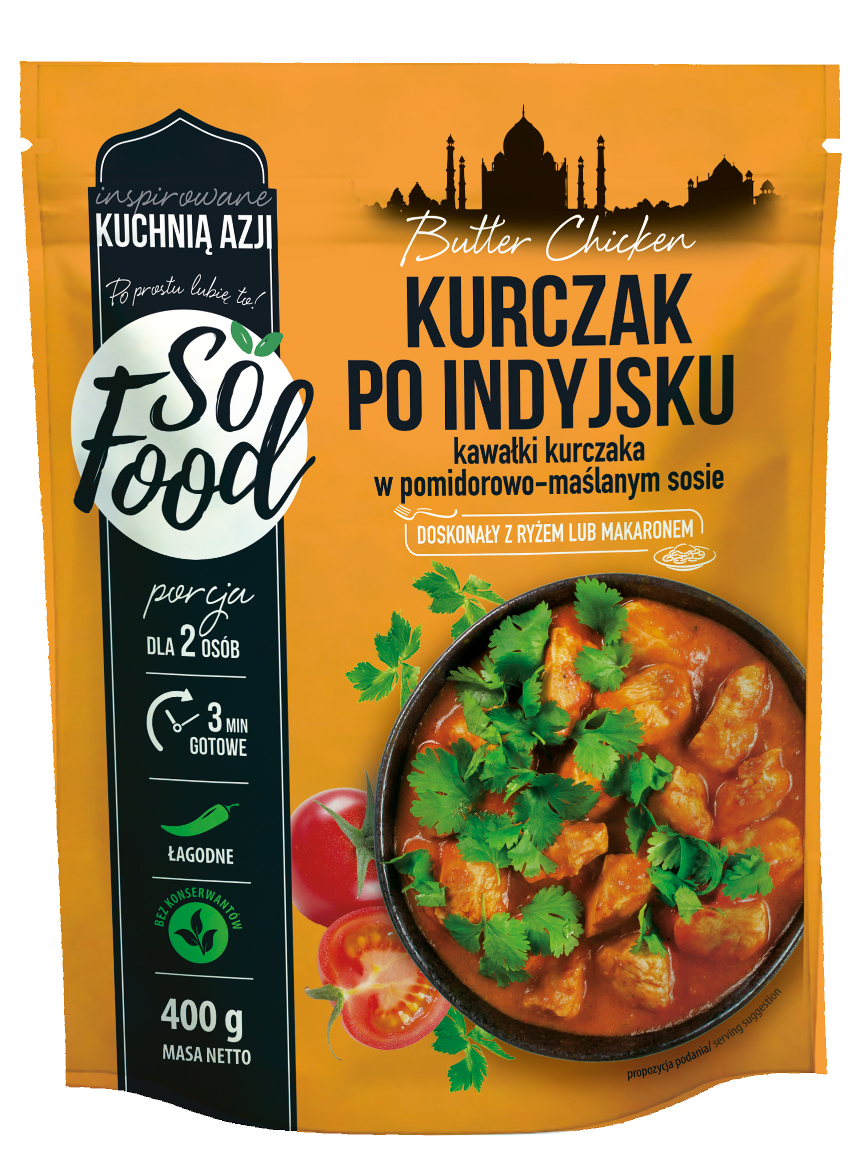 So Food Kurczak Po Indyjsku 400G.