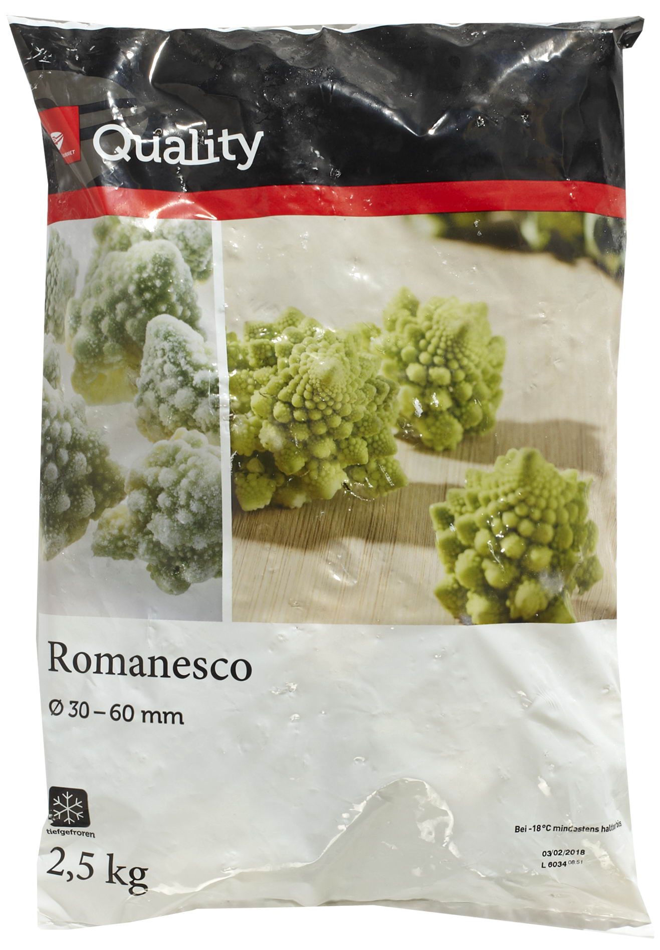 Tgq Kalafior Romanesco 30/60 2,5Kg