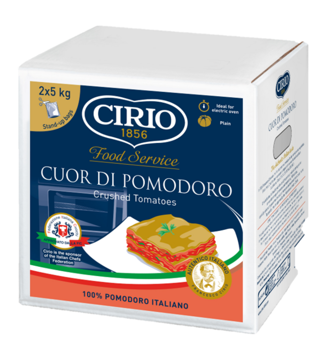 Cirio Pomidory W Kawałkach 2 X 5 Kg Bib