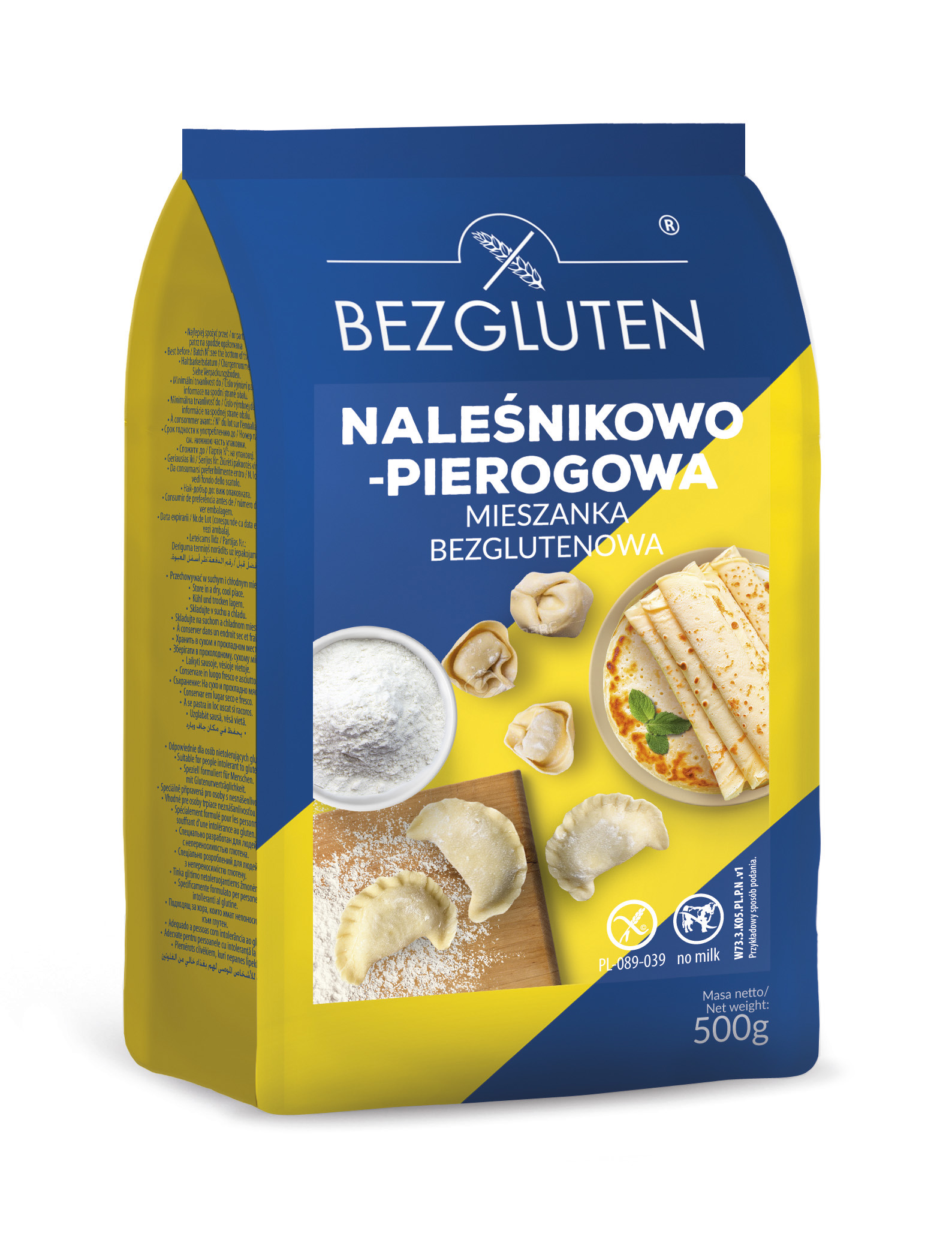 Naleśnikowo - Pierogowa Mieszanka Bezglutenowa Bezgluten 500G