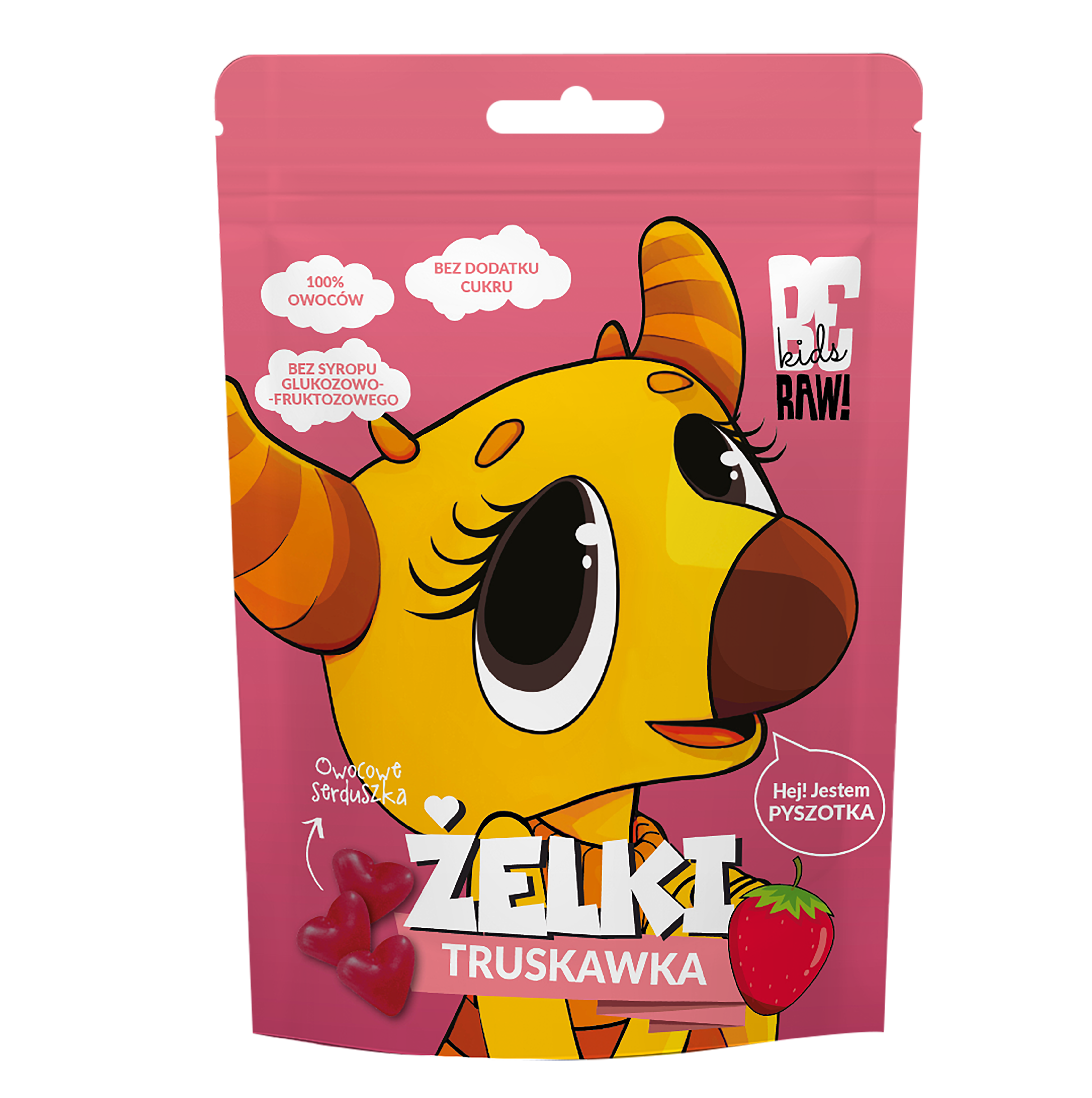 Beraw Kids Żelki Truskawka 35G