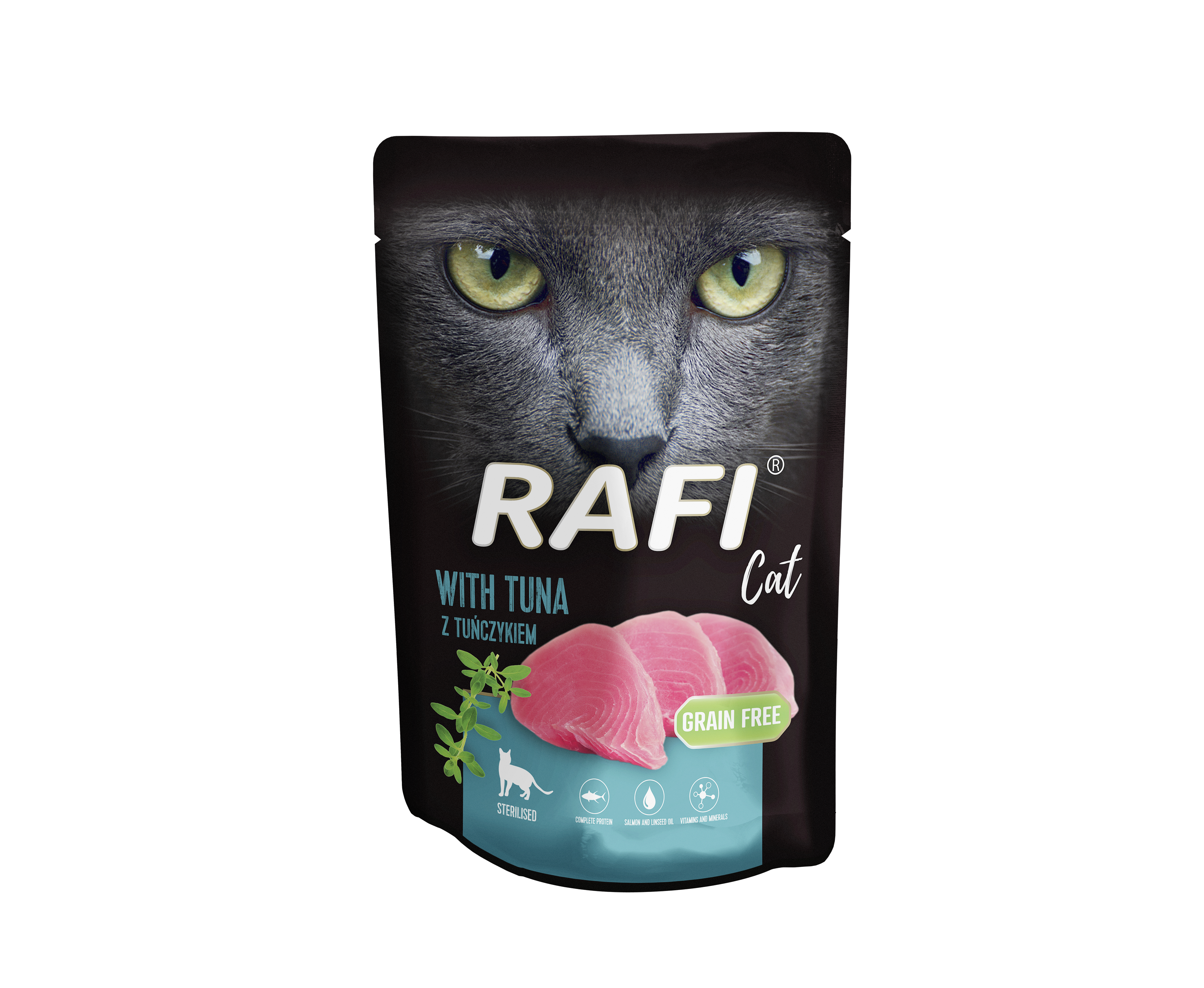 Rafi Cat Sterilised Z Tuńczykiem - Karma Dla Kota 100G