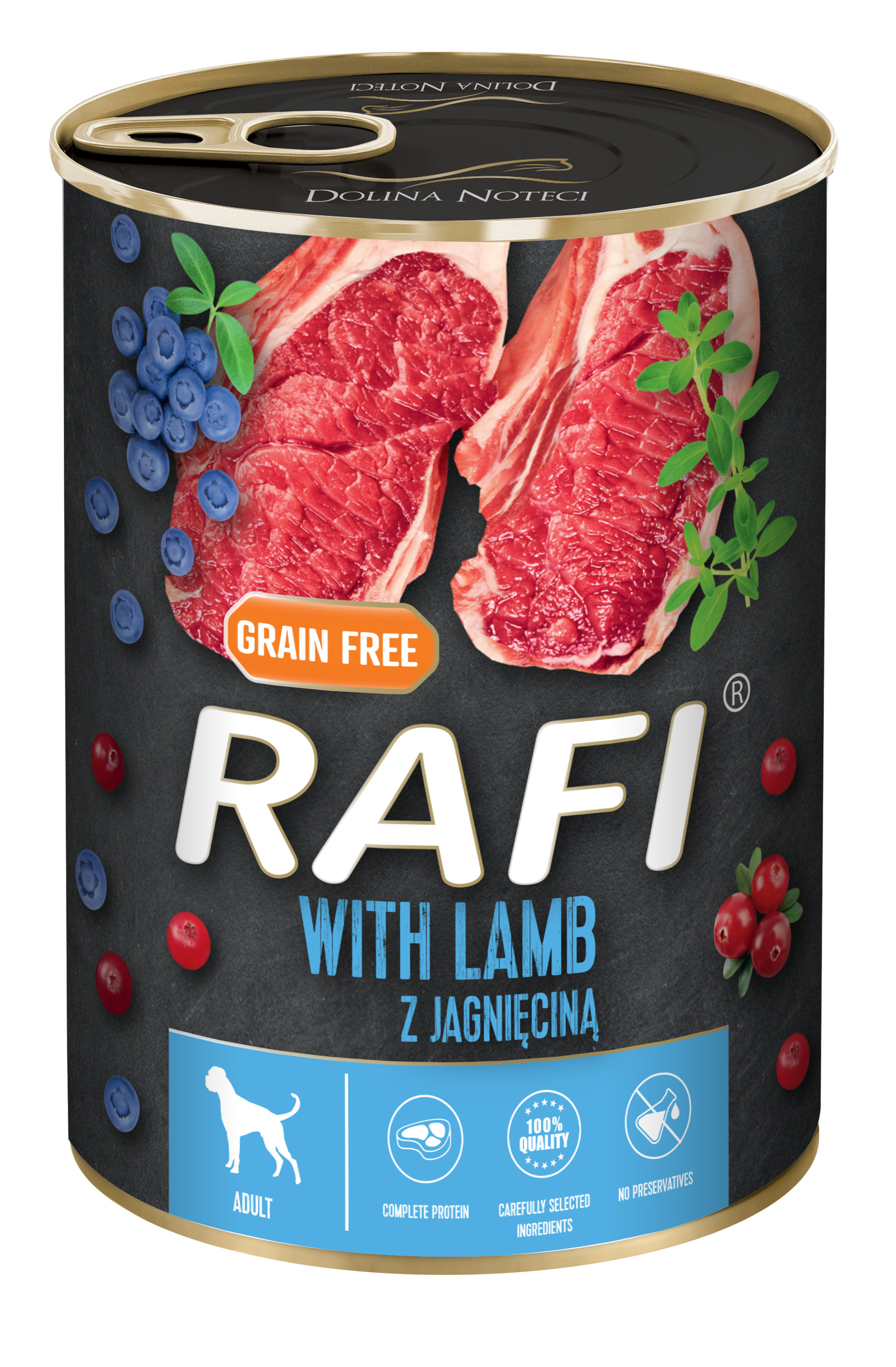 Rafi Z Jagnięciną - Karma Dla Psa 400 G