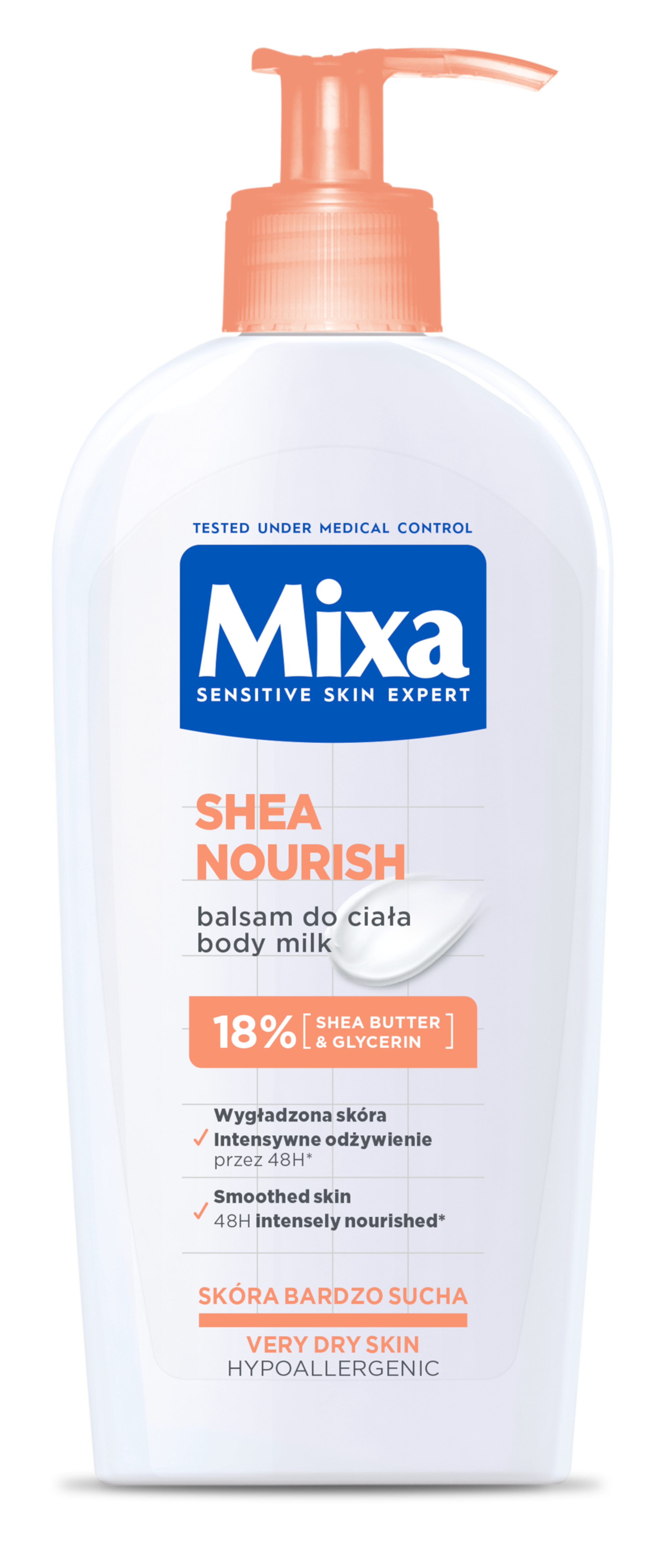 Mixa Bogate Mleczko Do Ciała Intensywne Odżywienie 400 Ml