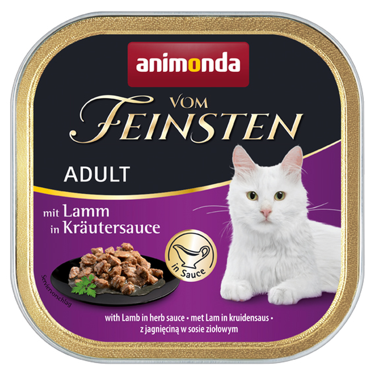 Animonda Vom Feinsten Adult Z Jagnięciną W Sosie Ziołowym 100G
