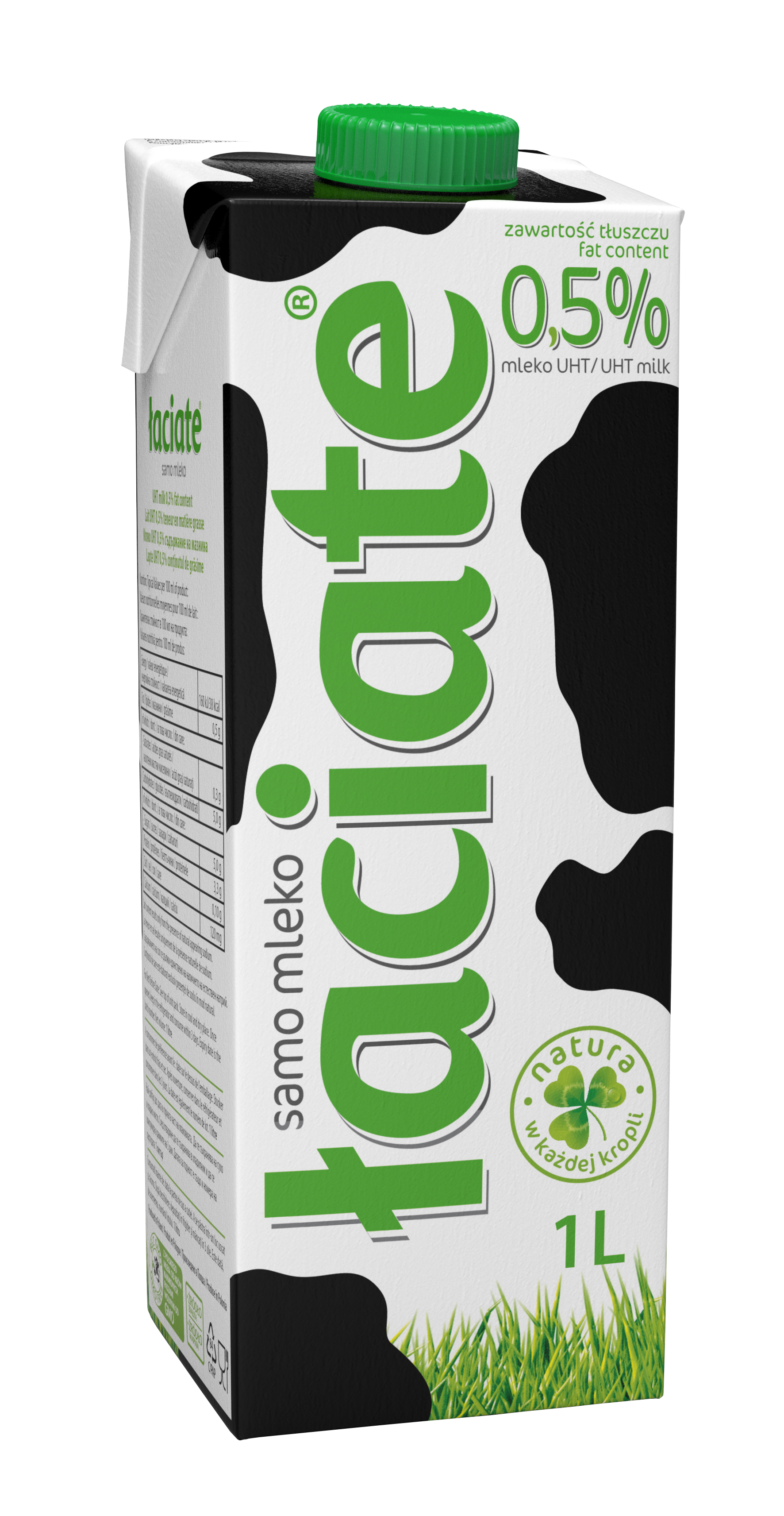 Mleko Uht Łaciate 0,5% 1L