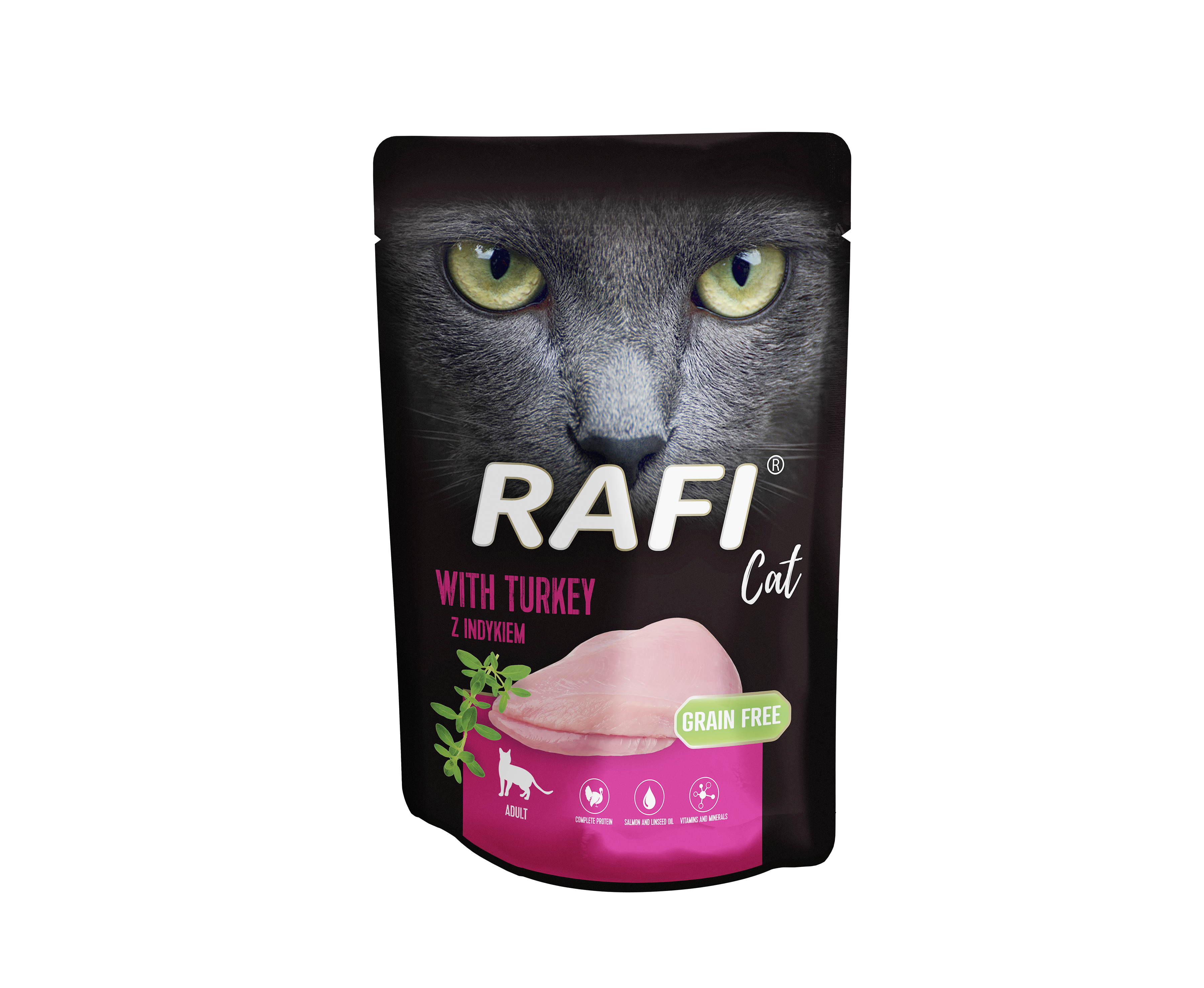 Rafi Cat Z Indykiem - Karma Dla Kota 100G