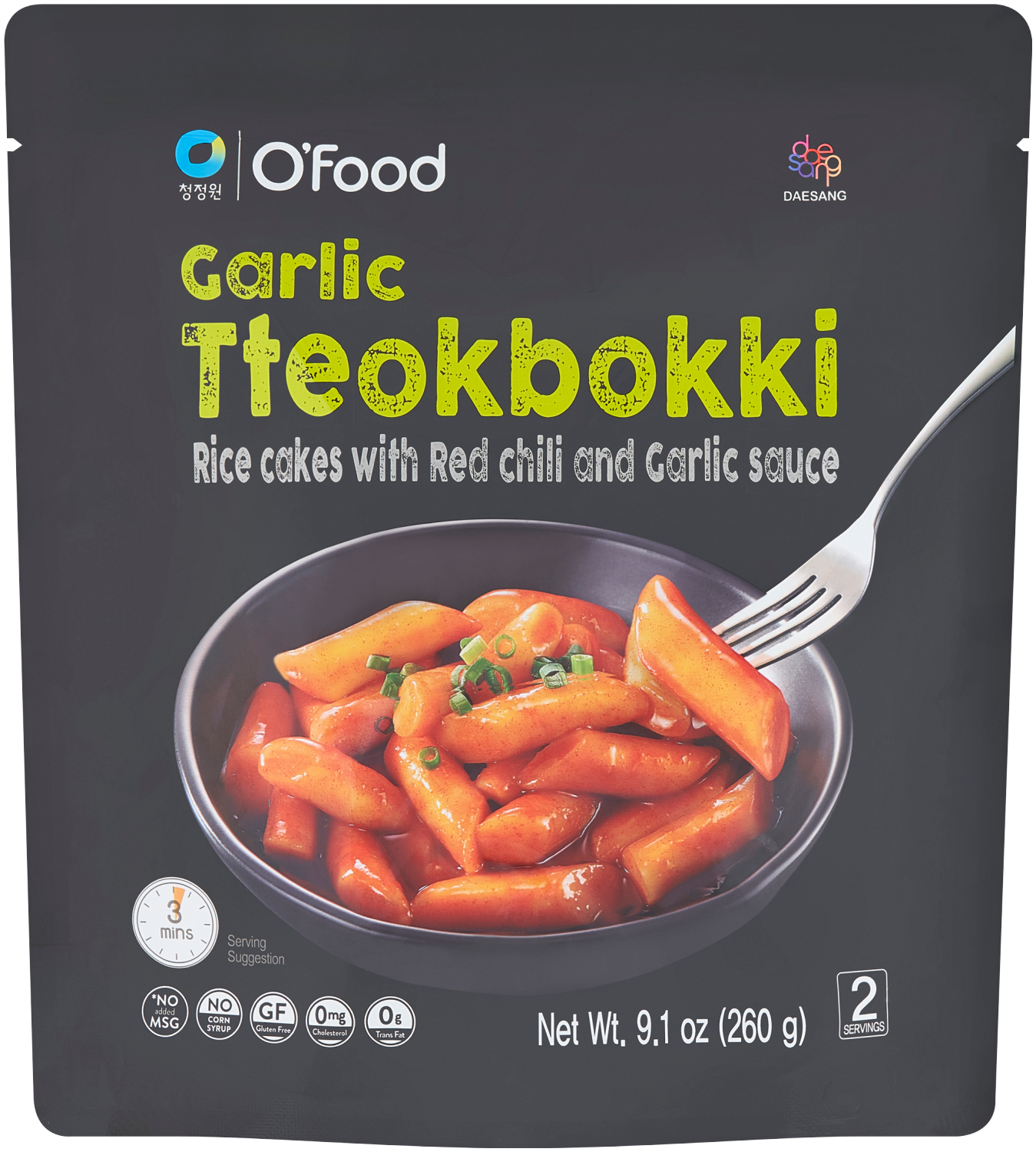 O'Food Tteokbokki Garlic 260G