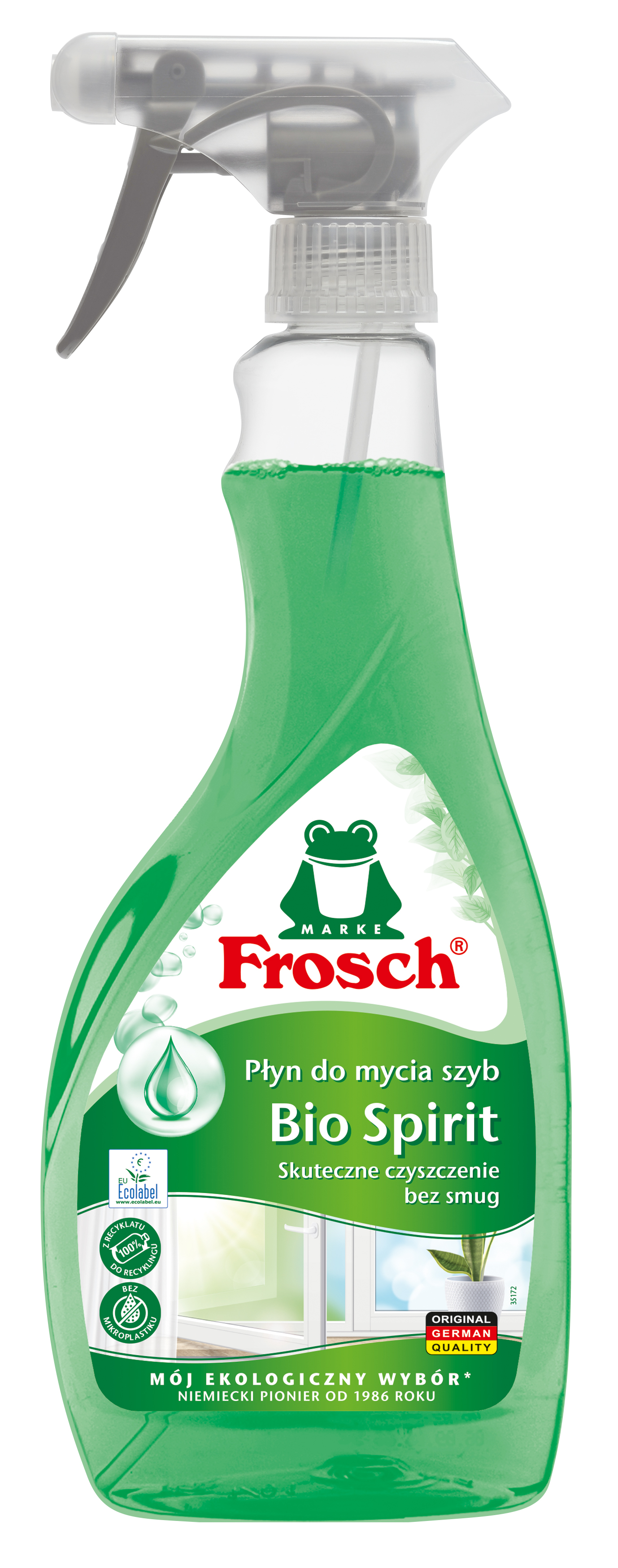 Frosch Bio Spirit Płyn Do Mycia Szyb 500 Ml