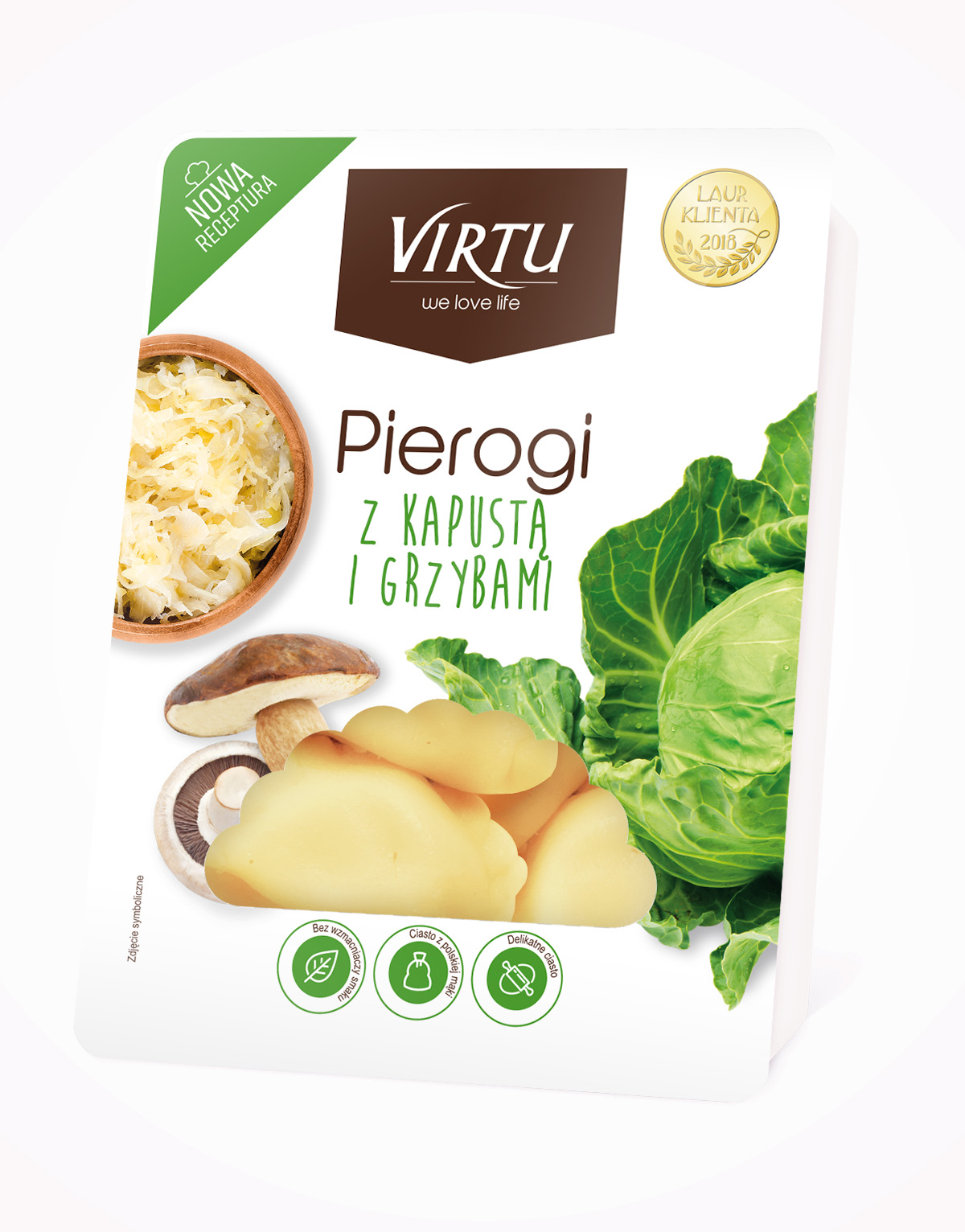 Pierogi Z Kapustą I Grzybami Virtu 400G