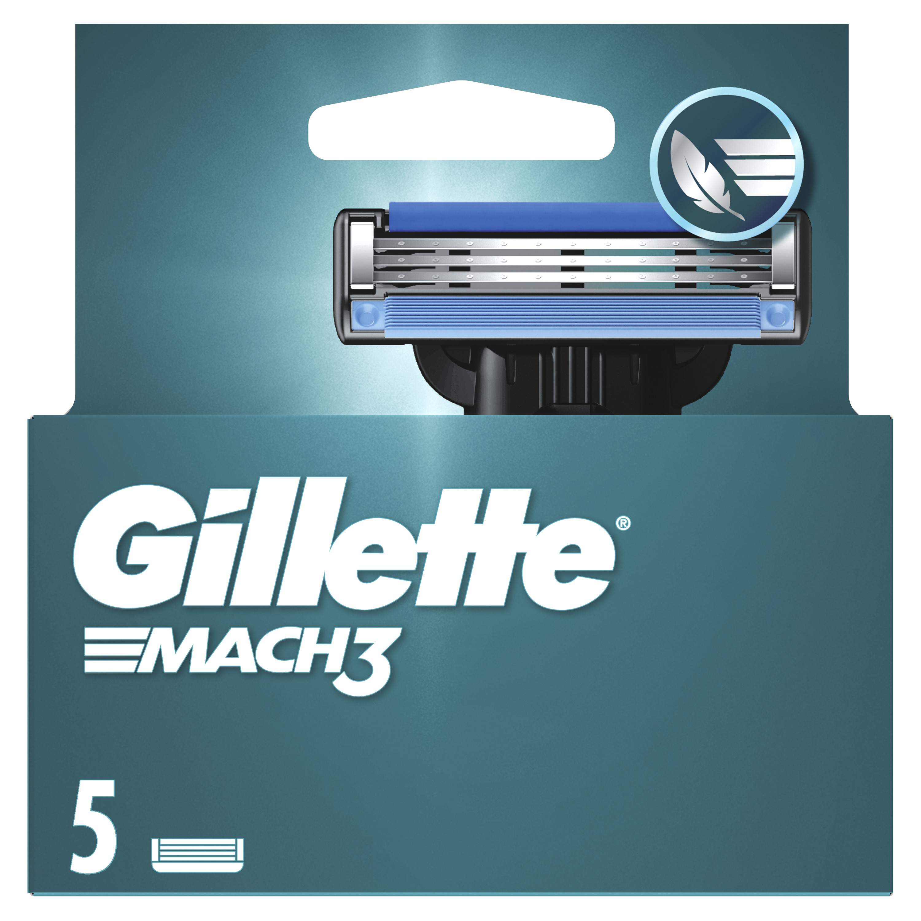 Wkłady Wymienne Do Maszynki Do Golenia Mach3 Dla Mężczyzn, Wkłady Wymienne Gillette Z 3 Ostrzami, 5 Sztuk