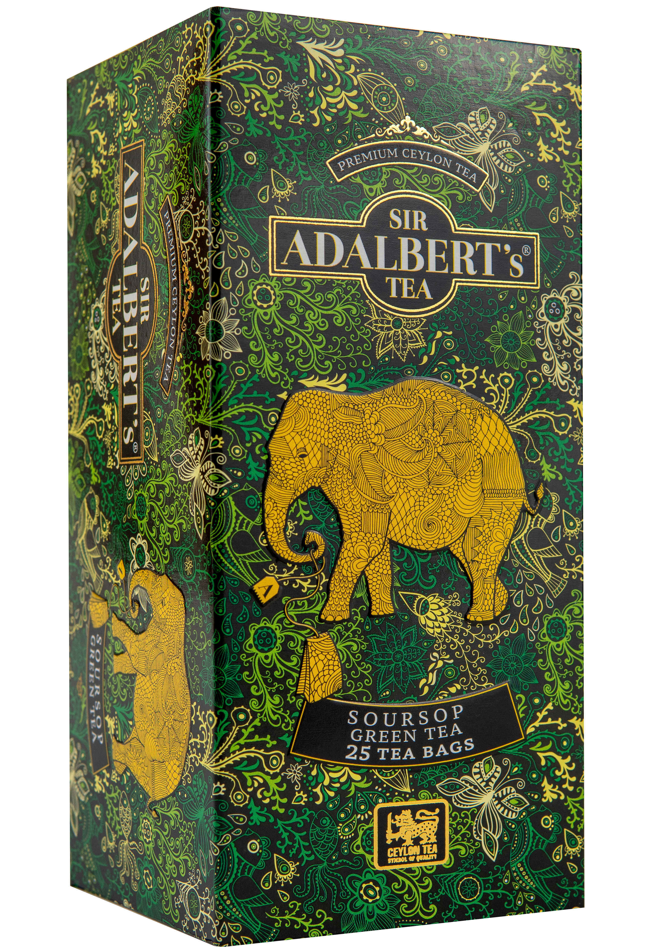 Adalbert'S Tea Herbata Zielona Z Soursop – Herbata W Saszetkach – 25 X 2G