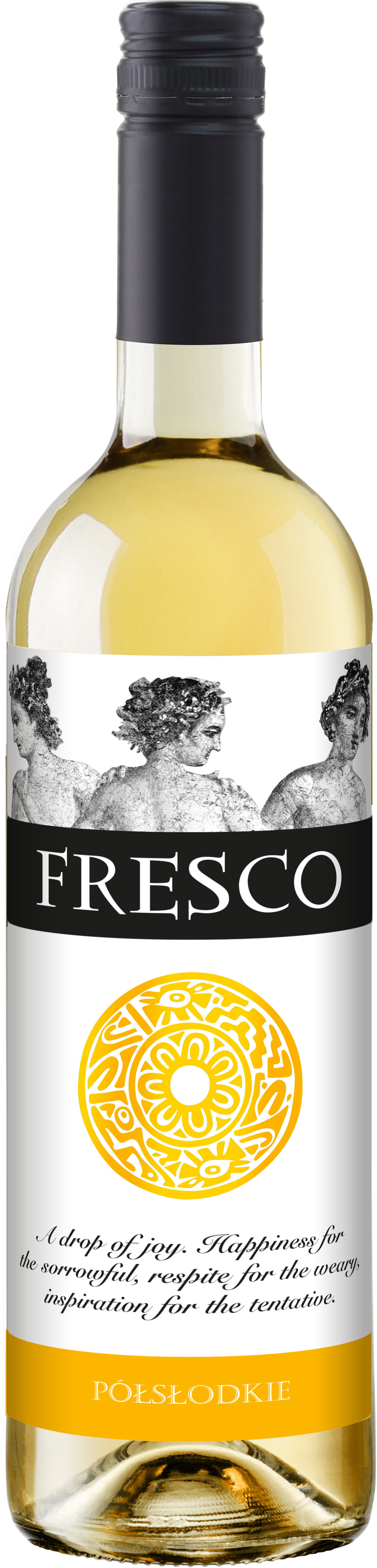 Wino Fresco Białe Półsłodkie 750Ml