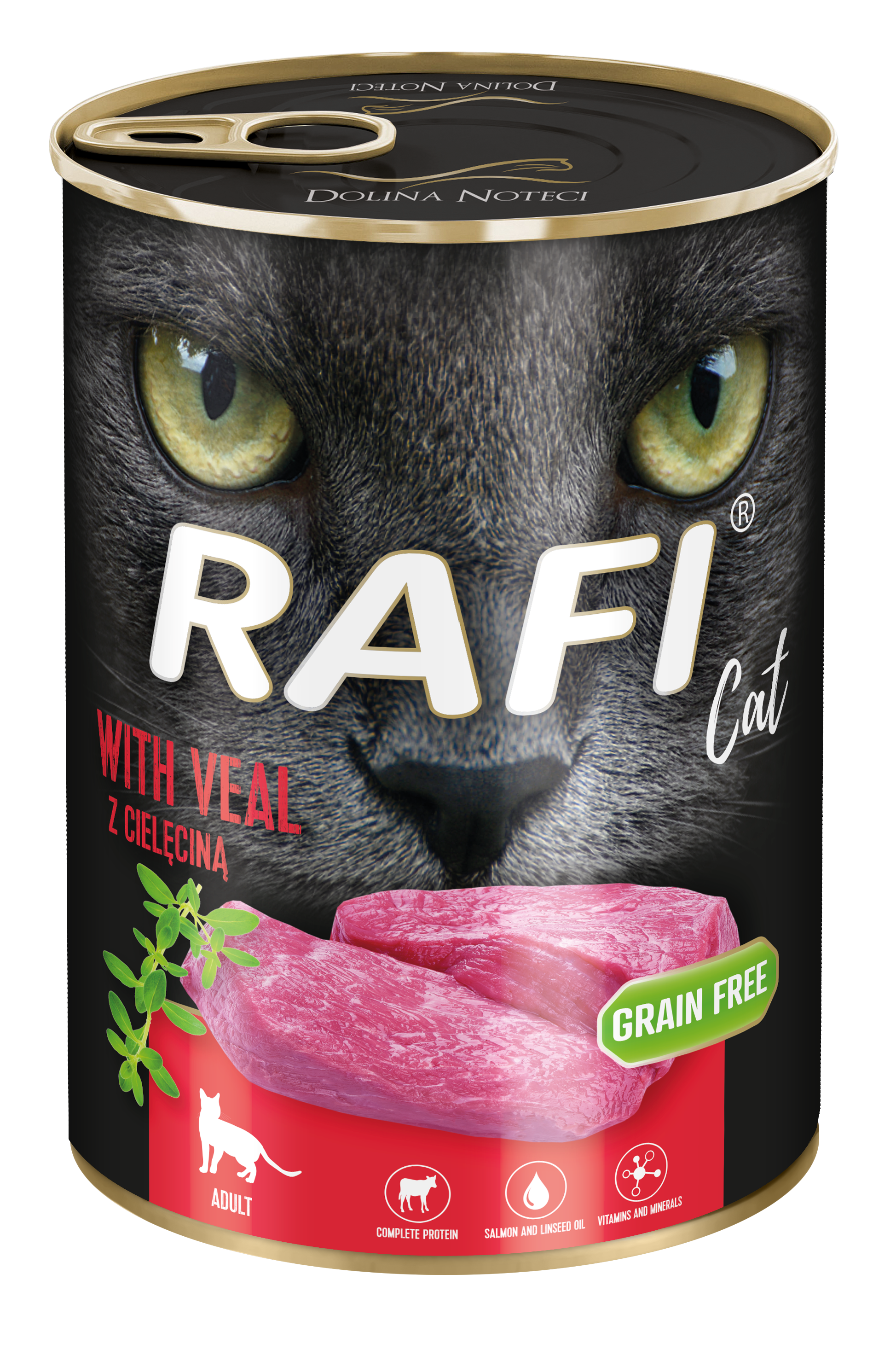 Rafi Cat Z Cielęciną - Karma Dla Kota 400G