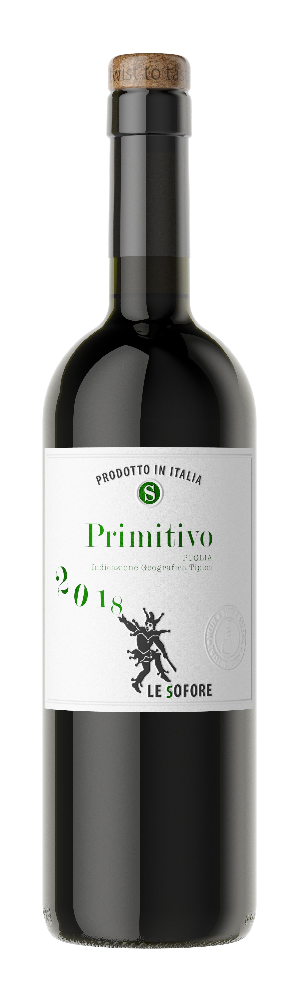 Le Sofore Primitivo Wino Czerwone Półwytrawne 13% 0,75 L