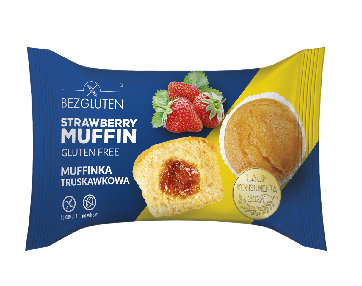 Muffinka Truskawkowa Bezgluten 60G