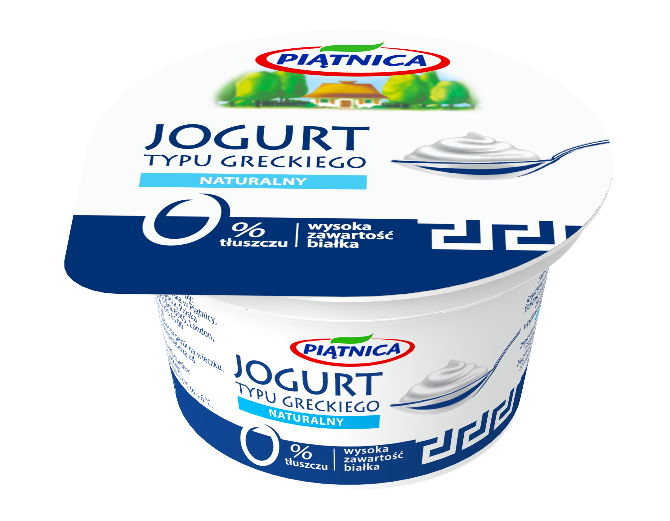 Piątnica Jogurt Typu Greckiego 0% Naturalny 150 G