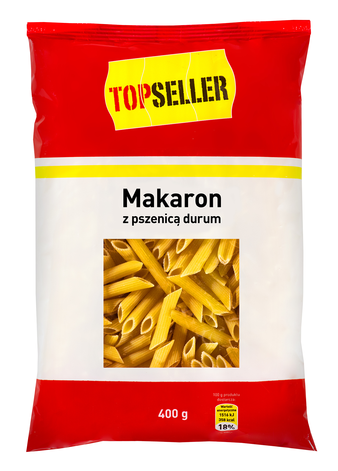 Topseller Makaron Rurki Z Pszenicą Durum 400G