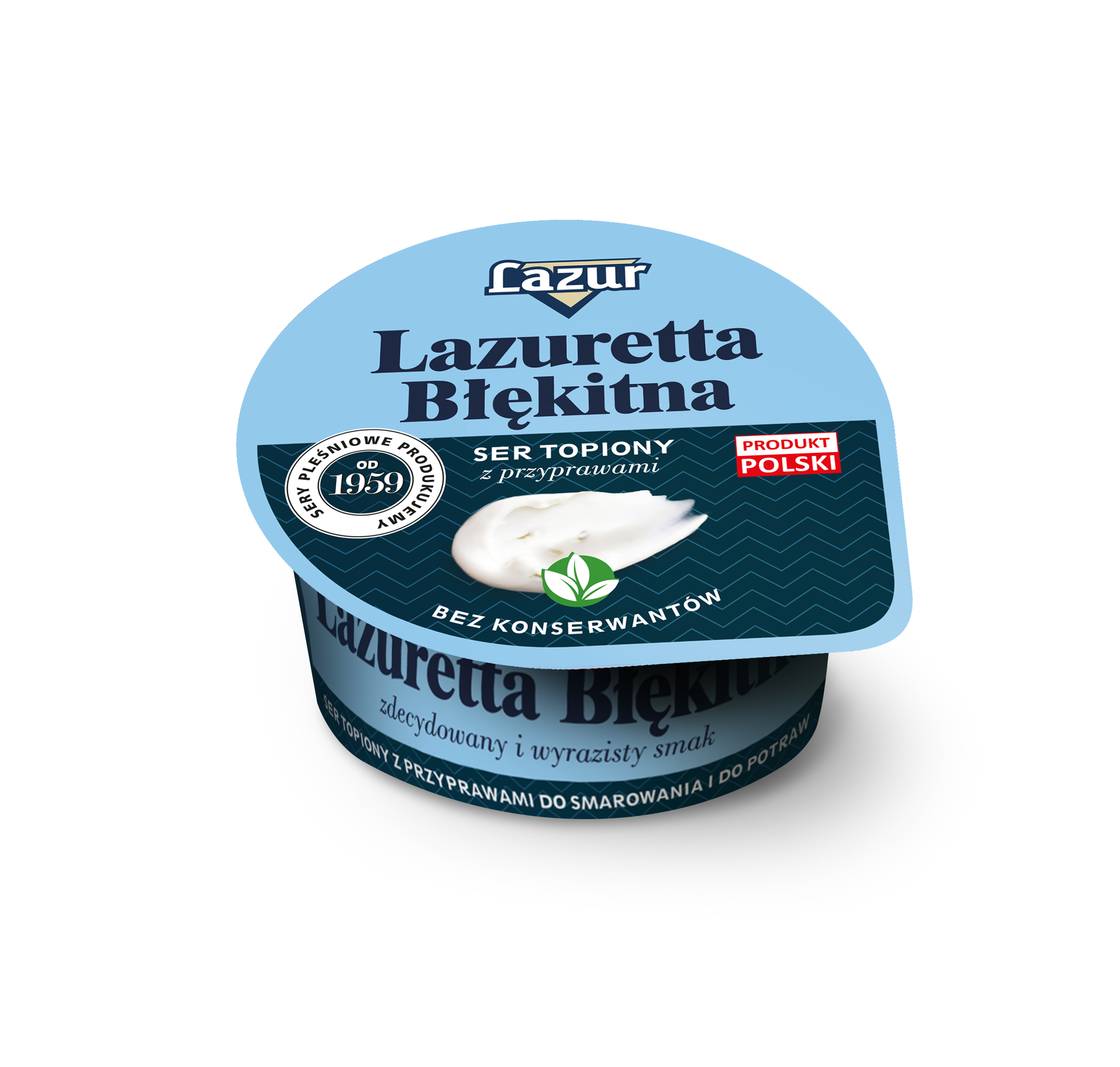 Ser Topiony Lazuretta Błękitna 125 G